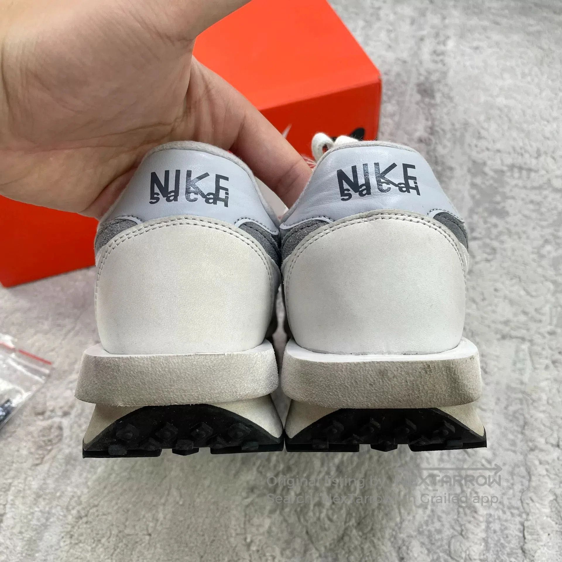 Sacai sacai x nike gray white sneakers. Size US 9 / EU 42 - 5 Thumbnail