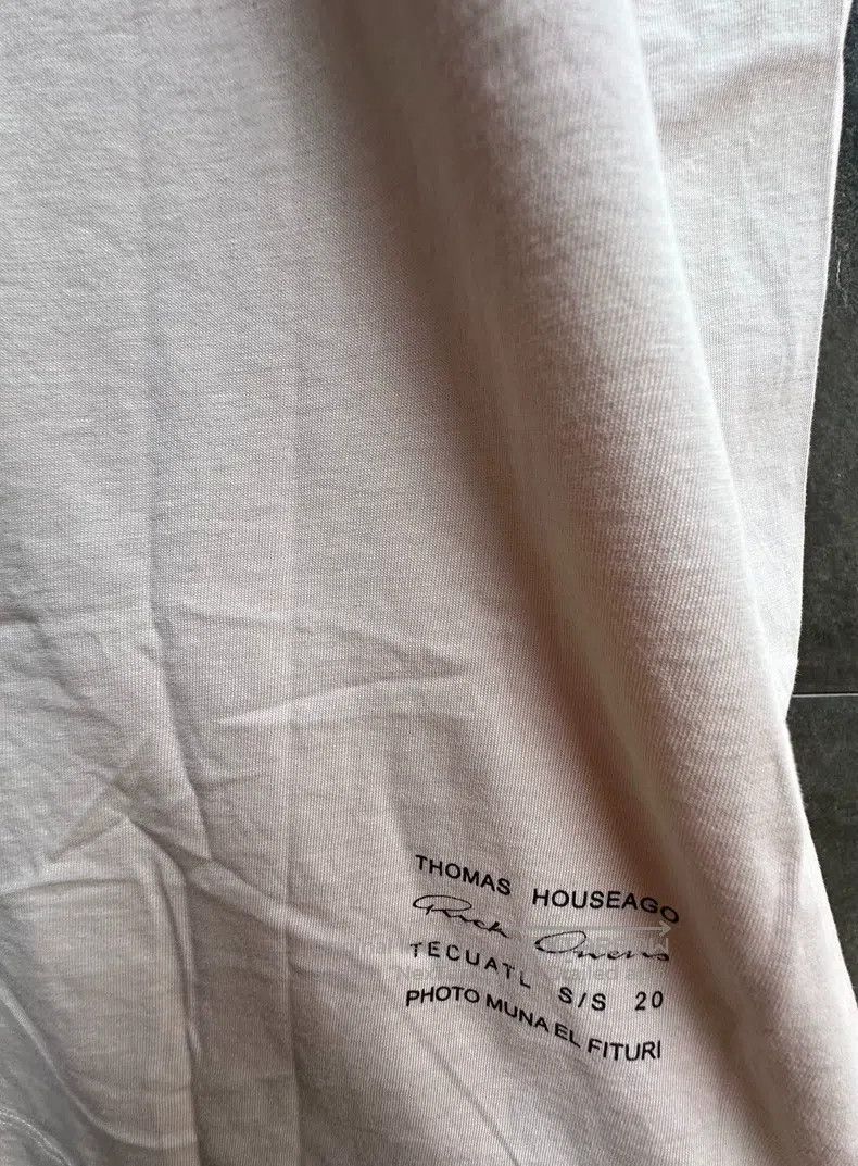 Rick Owens RICK OWENS Beige short-sleeved T-shirt Size US XS / EU 42 / 0 - 4 Thumbnail