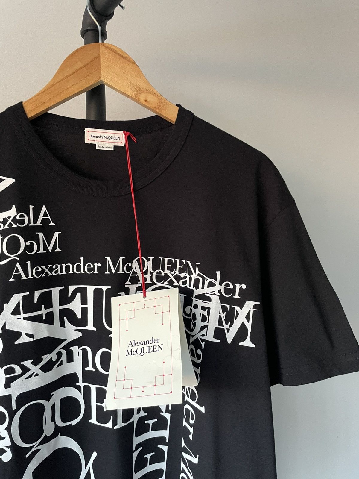 Alexander McQueen ALEXANDER MCQUEEN LOGO PRINT TEE Size US M / EU 48-50 / 2 - 2 Thumbnail