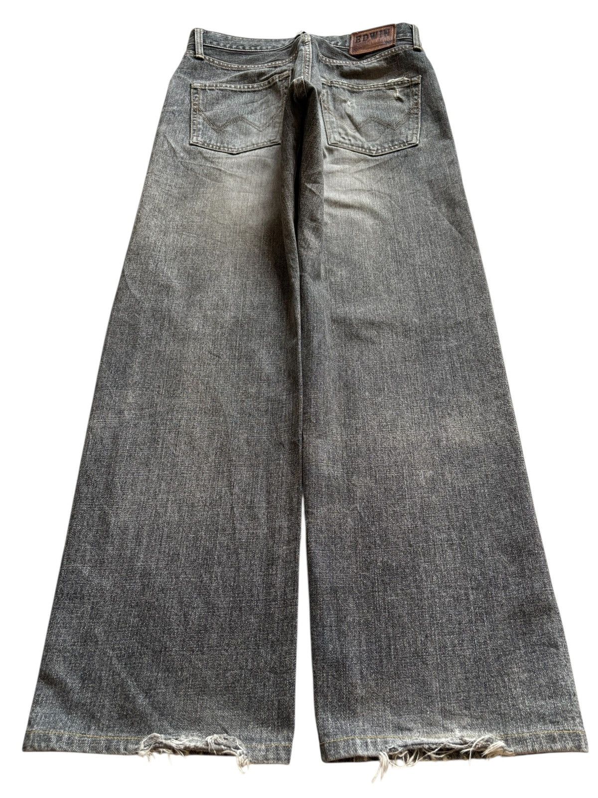 Edwin × Japanese Brand × Kapital Exclusive Vintage Edwin Mud Wash Distressed Rip Baggy Jean Size US 30 / EU 46 - 2 Thumbnail