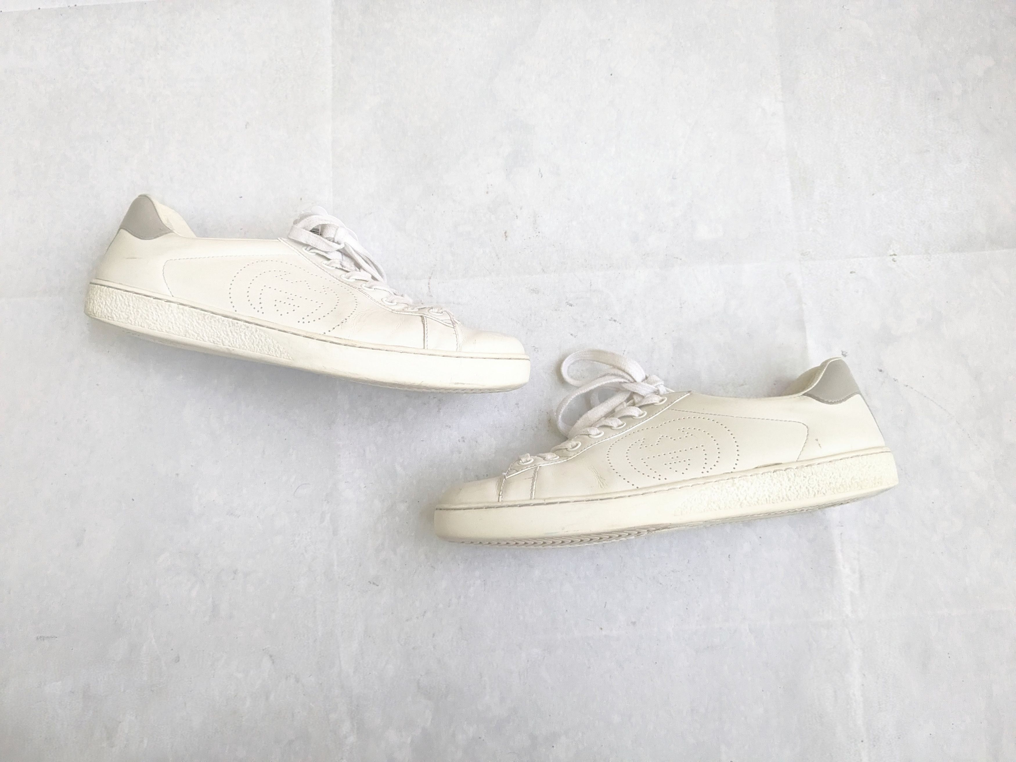 Gucci Gucci Ace Sneakers 8 White Low Tops Size US 8 / EU 41 - 16 Thumbnail