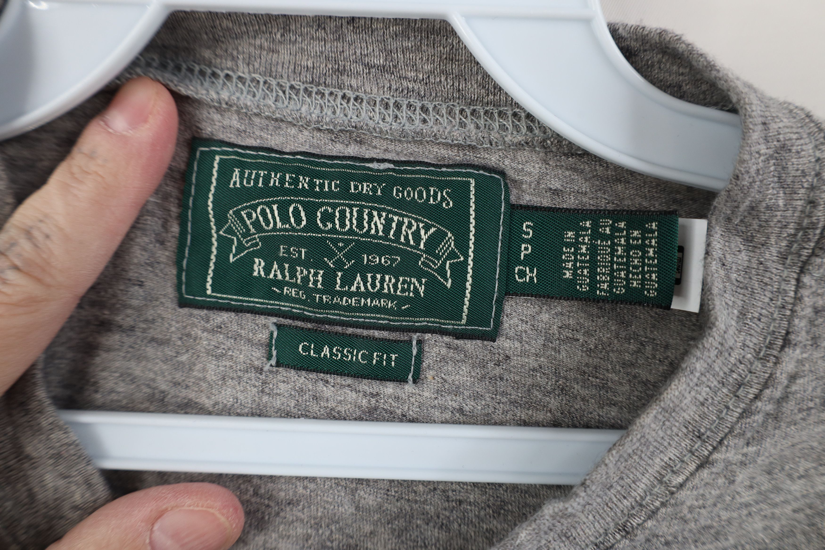 Polo Ralph Lauren Vintage Polo Country Ralph Lauren Long Sleeve Henley T-Shirt Size US S / EU 44-46 / 1 - 6 Thumbnail