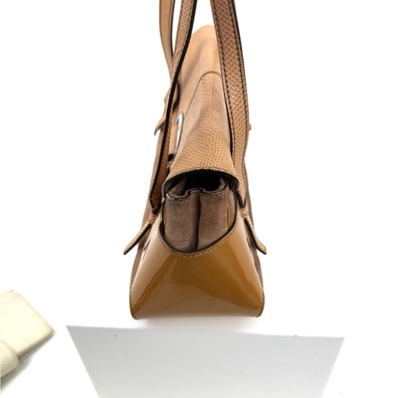 Tod's Tod’s suede/patent leather/ W exotic embossed leather Size ONE SIZE - 11 Thumbnail