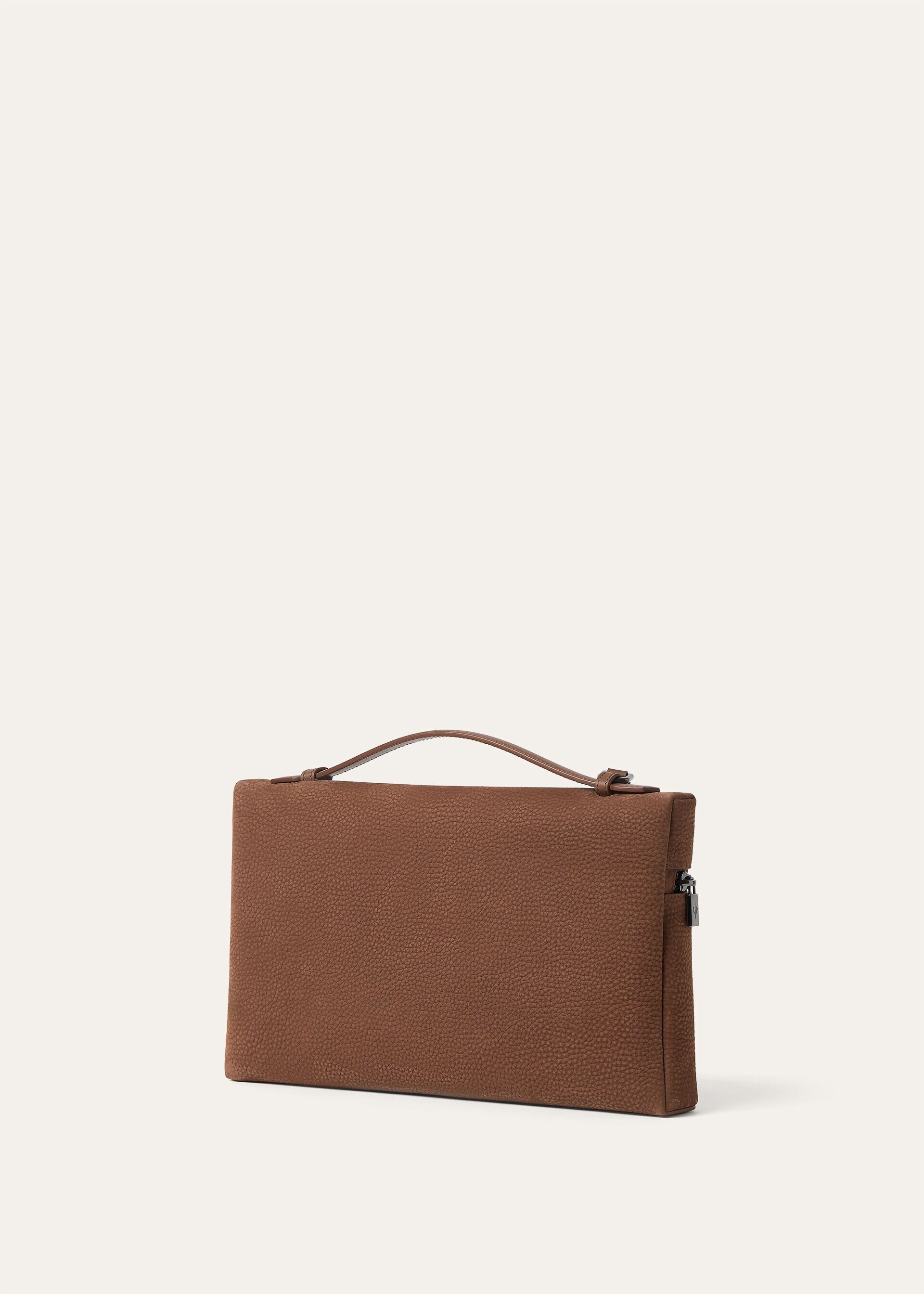 Loro Piana os11x0426 FAP4796 Size: OS / L29 Extra Pouch in Brownie Size ONE SIZE - 2 Thumbnail