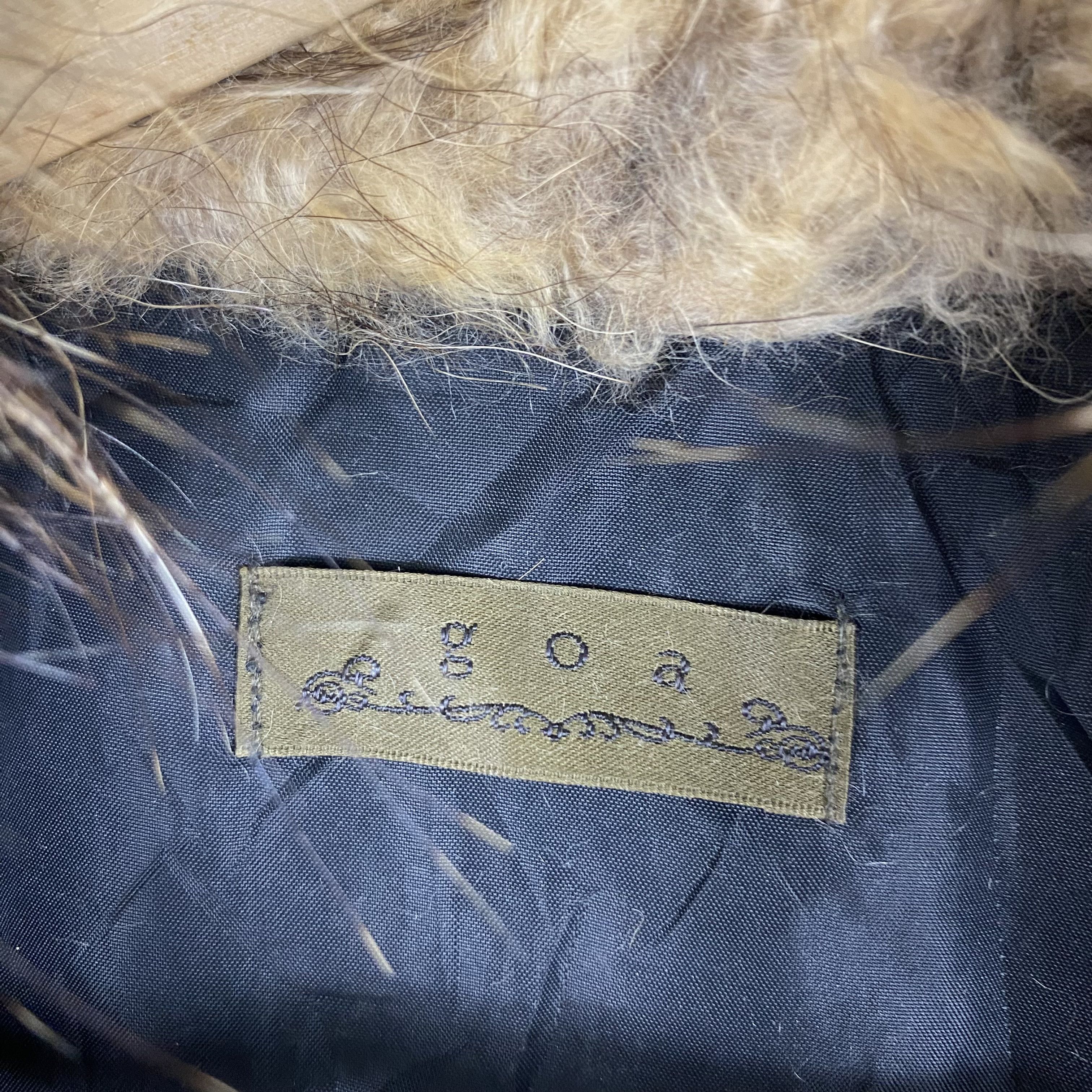 If Six Was Nine 💥 GOA ARCHIVES RACOON FUR LEATHER BIKER JACKET Size XS / US 0-2 / IT 36-38 - 10 Thumbnail