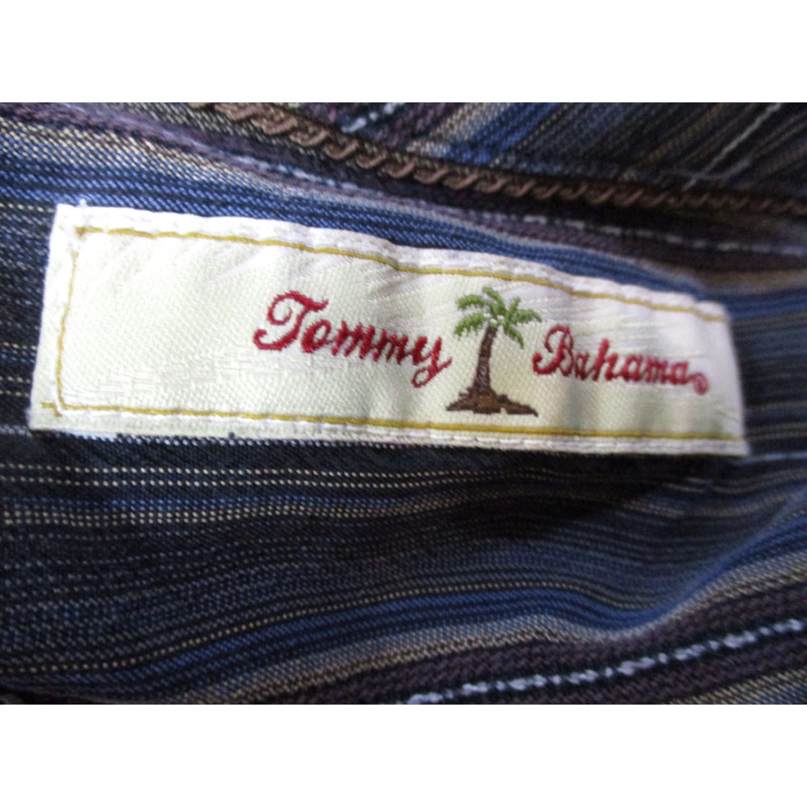 Tommy Bahama Tommy Bahama Shirt Mens 2XL Blue Hawaiian Button-Up Long Sleeve Silk Shirt Size US XXL / EU 58 / 5 - 7 Thumbnail