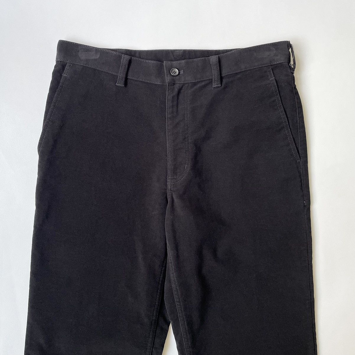 Comme des Garcons A/W 10 Black Moleskin Trousers Size US 32 / EU 48 - 3 Thumbnail
