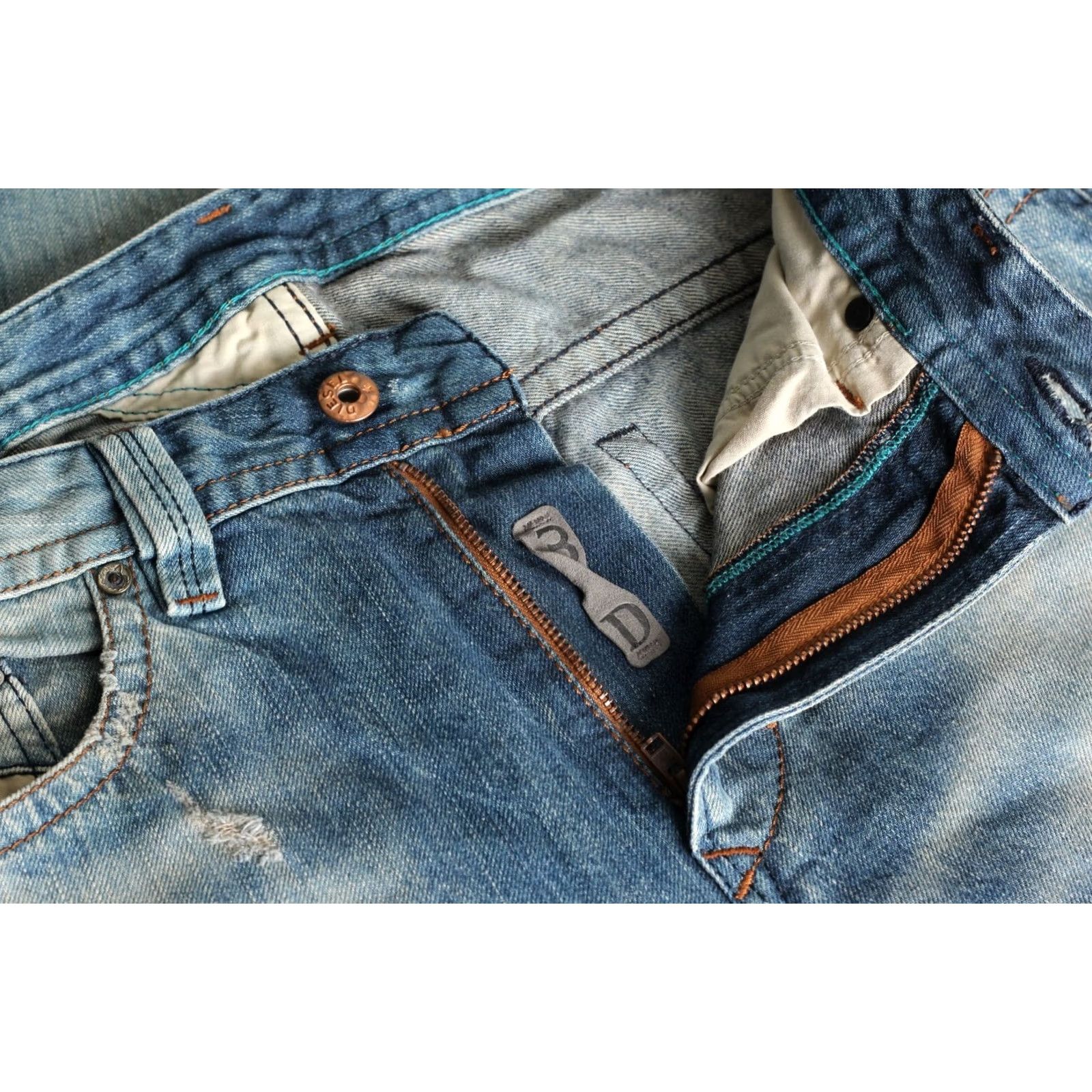 Diesel DIESEL THAVAR 0816K Slim Skinny Jeans Men Size W29 L30 DZ6573 Size US 29 - 6 Thumbnail