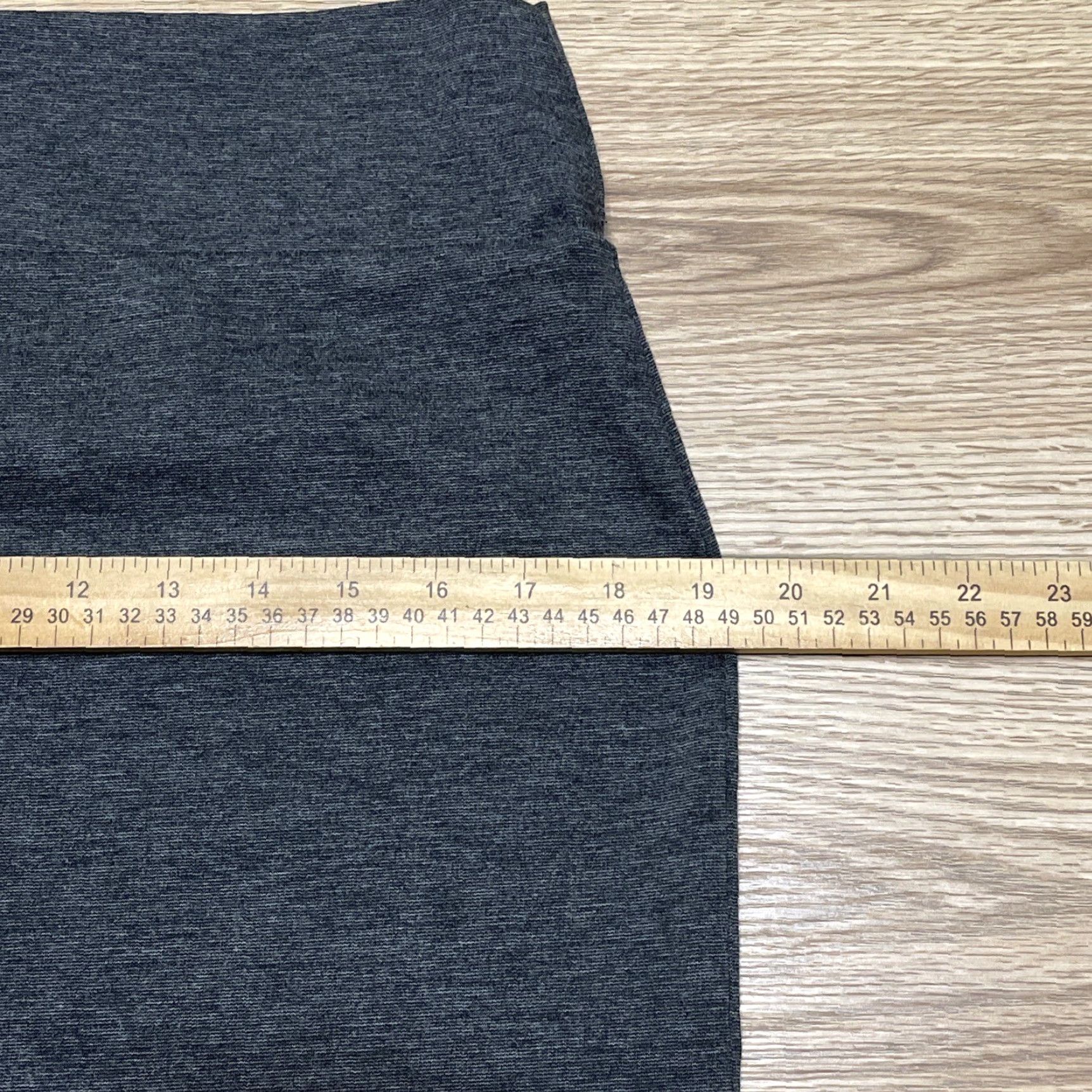 Vintage Liz and Sara Womens Skirt Knee Length Gray XL Regular Solid A-Line Size 40" / US 18 - 7 Thumbnail