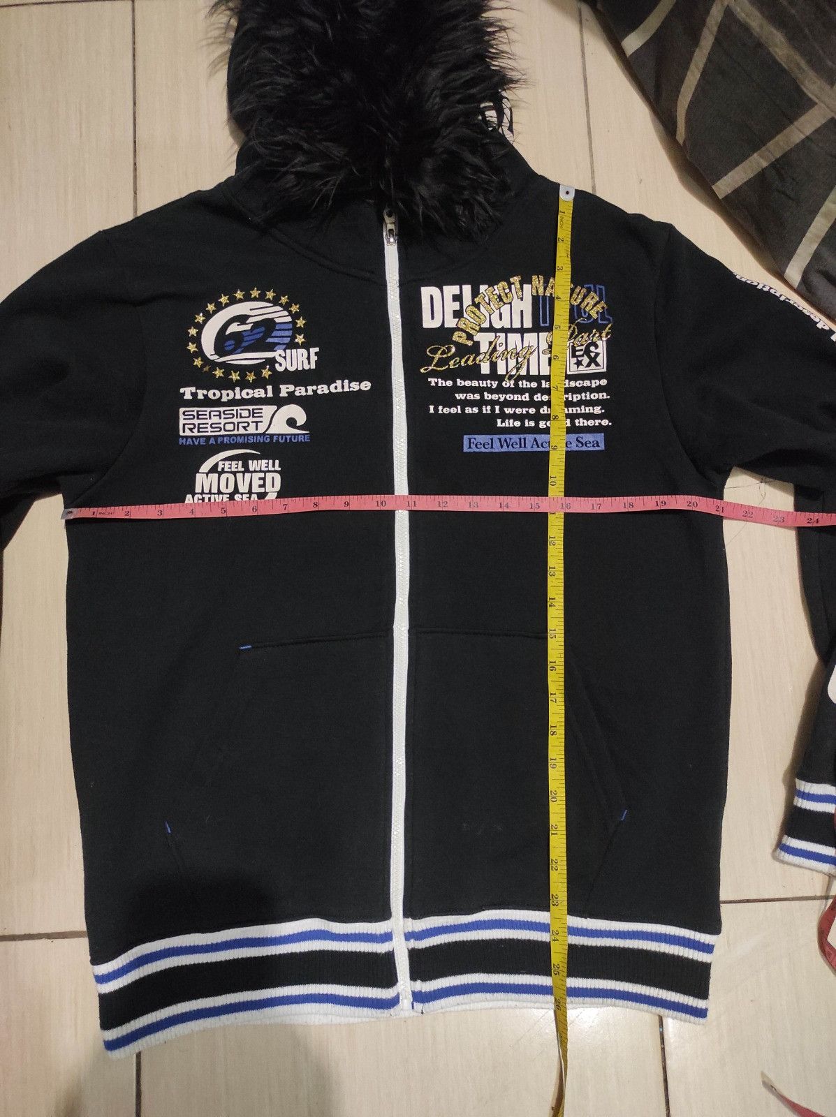 Hysteric Glamour Excuse Tropical Paradise zip fur hoodie LGB style Size US L / EU 52-54 / 3 - 16 Thumbnail