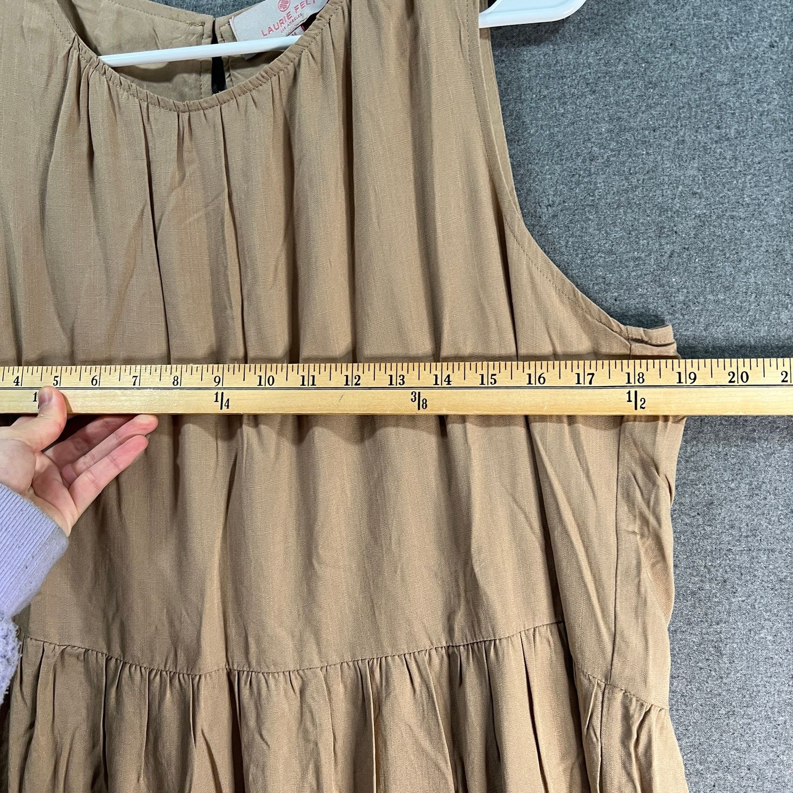 Other Laurie Felt Sleeveless Tiere Maxi Dress Brown Sand Size M Size M / US 6-8 / IT 42-44 - 7 Thumbnail