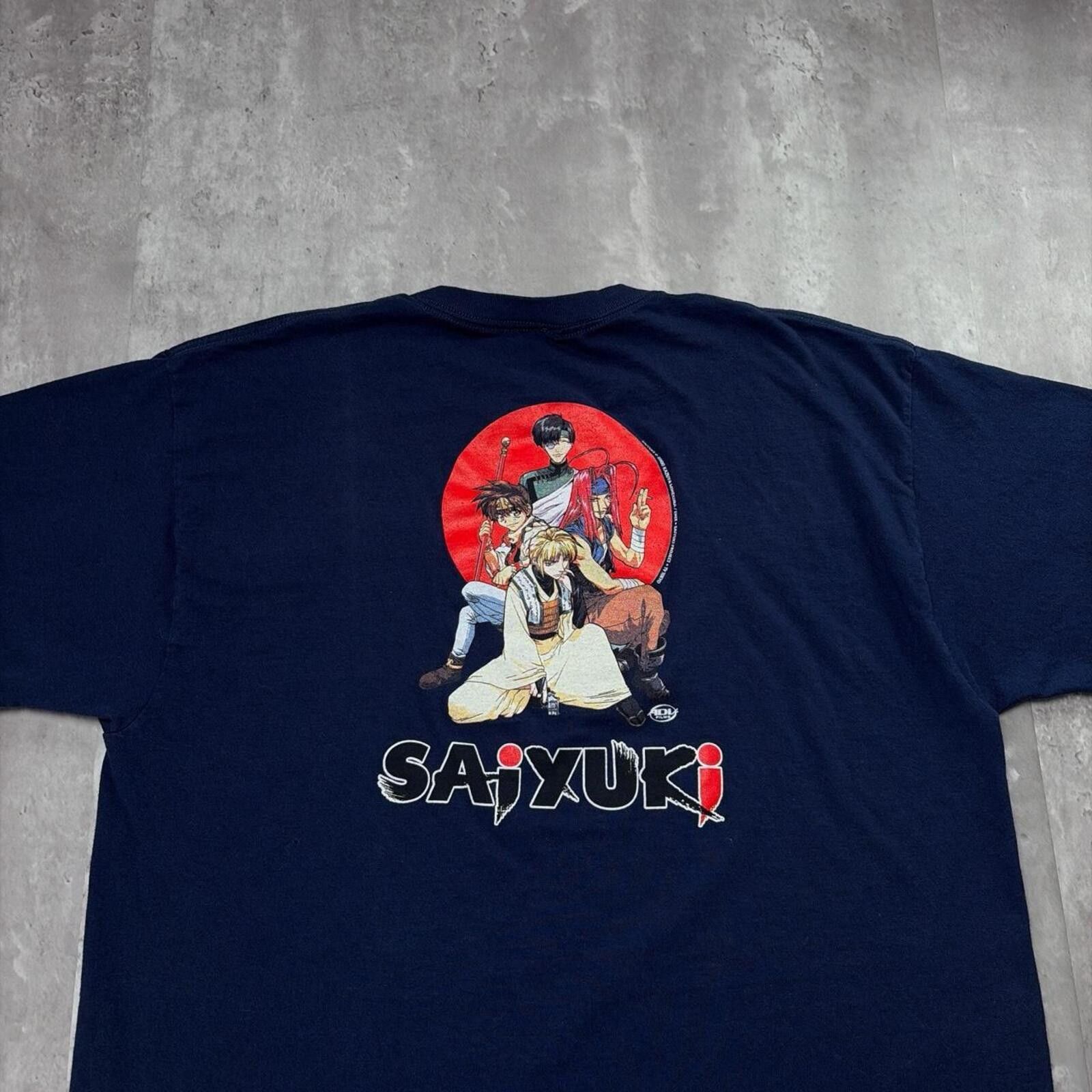 Other Vintage 2000 Saiyuki Kazuya Minekura Anime Promo T-Shirt Size US XL / EU 56 / 4 - 3 Thumbnail