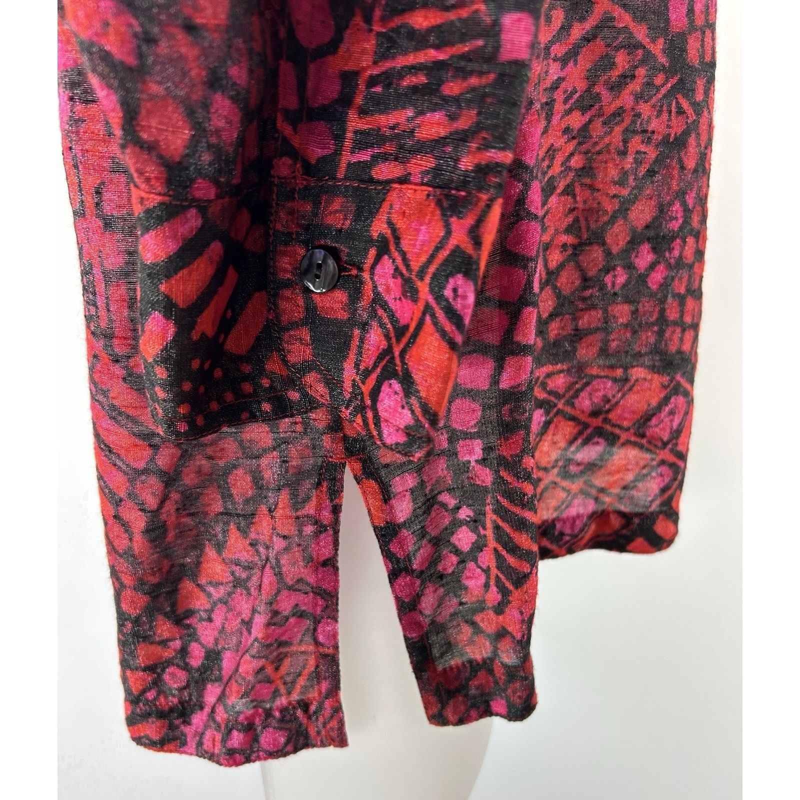 Chicos Chico's Mosaic Print Blouse Size 0 Sm. 42" Bust Size S / US 4 / IT 40 - 3 Thumbnail