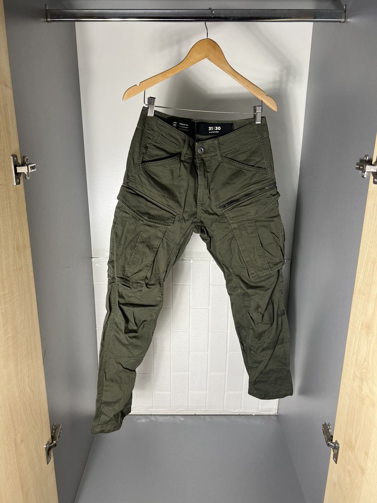 G-Star × Japanese Brand VERY RARE G STAR RAW MULTIPOCKET CARGO PANTS JAPAN STYLE Y2K Size US 31 - 2 Thumbnail