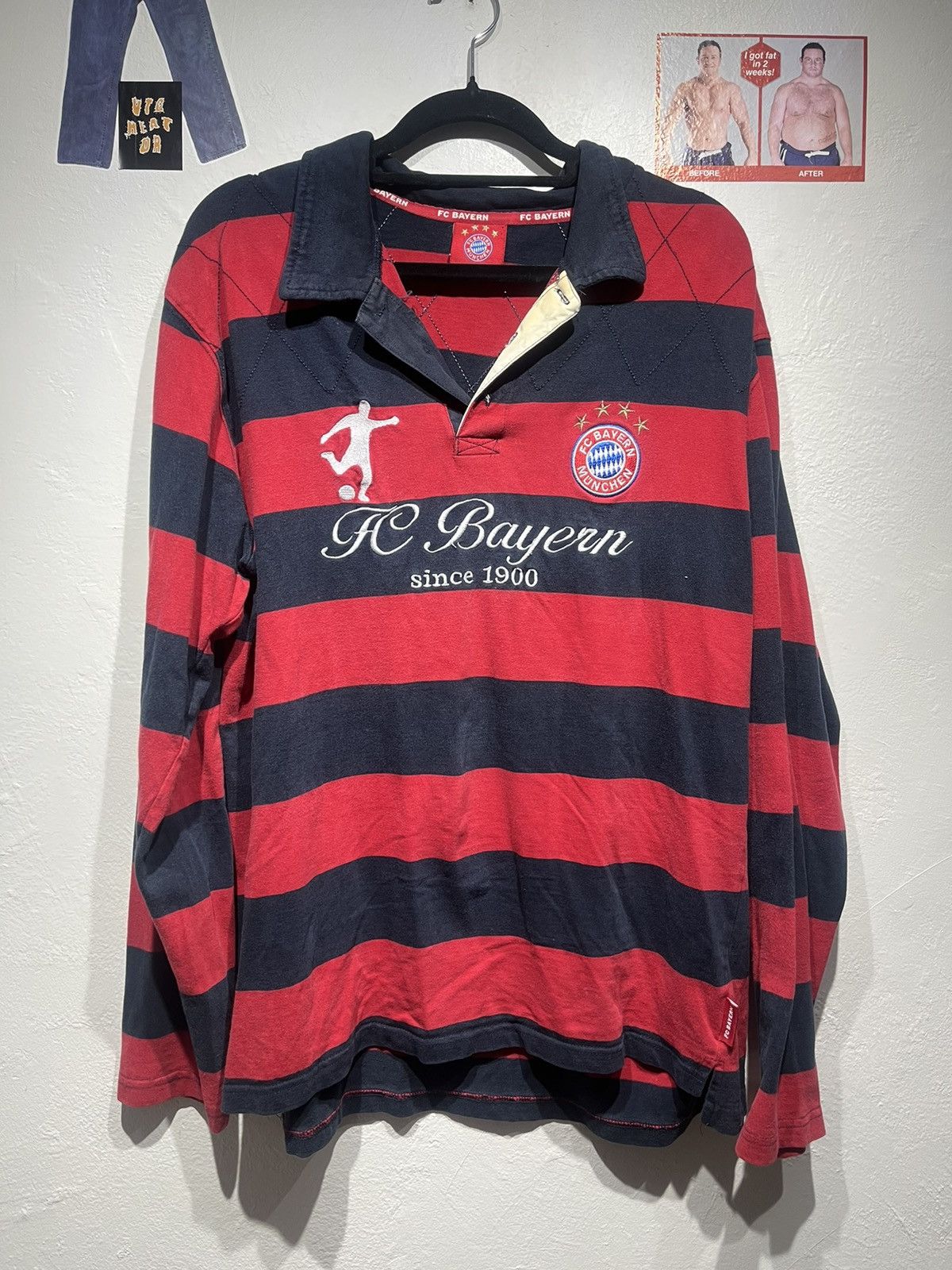 Vintage FC Bayern polo shirt