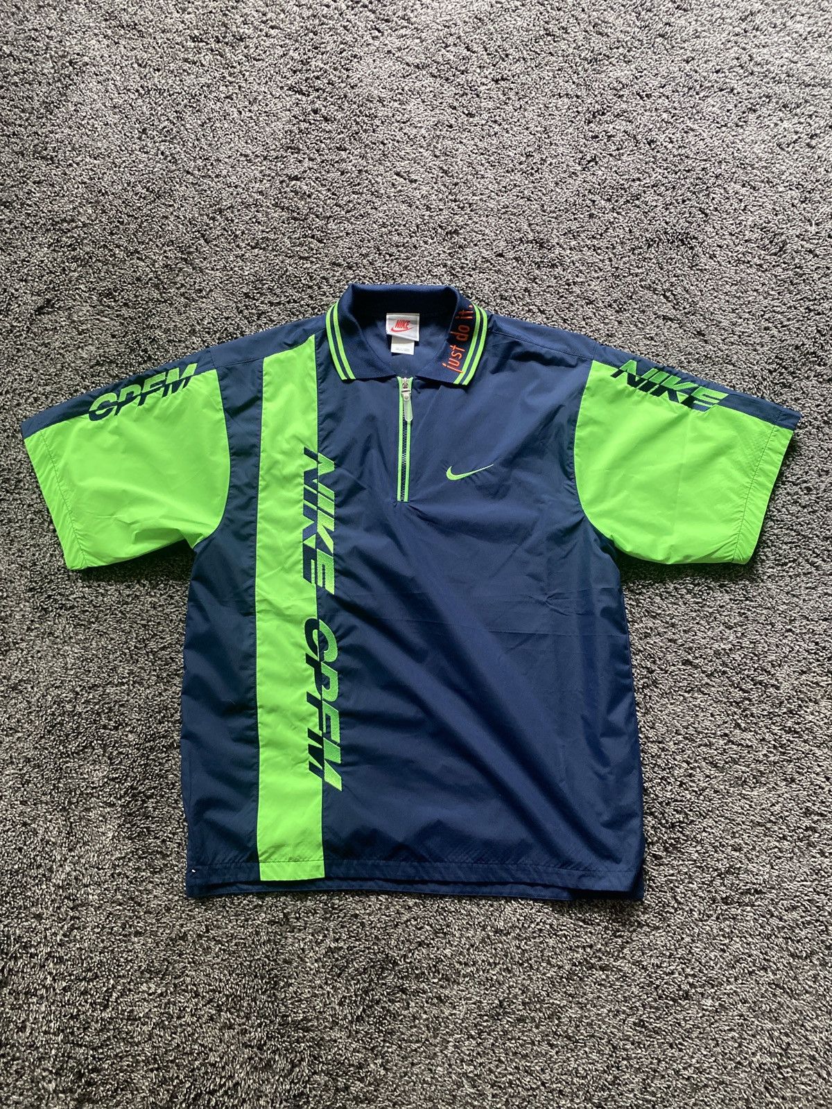 Nike x Cactus Plant Flea Market Short-Sleeve Polo'Navy/Green