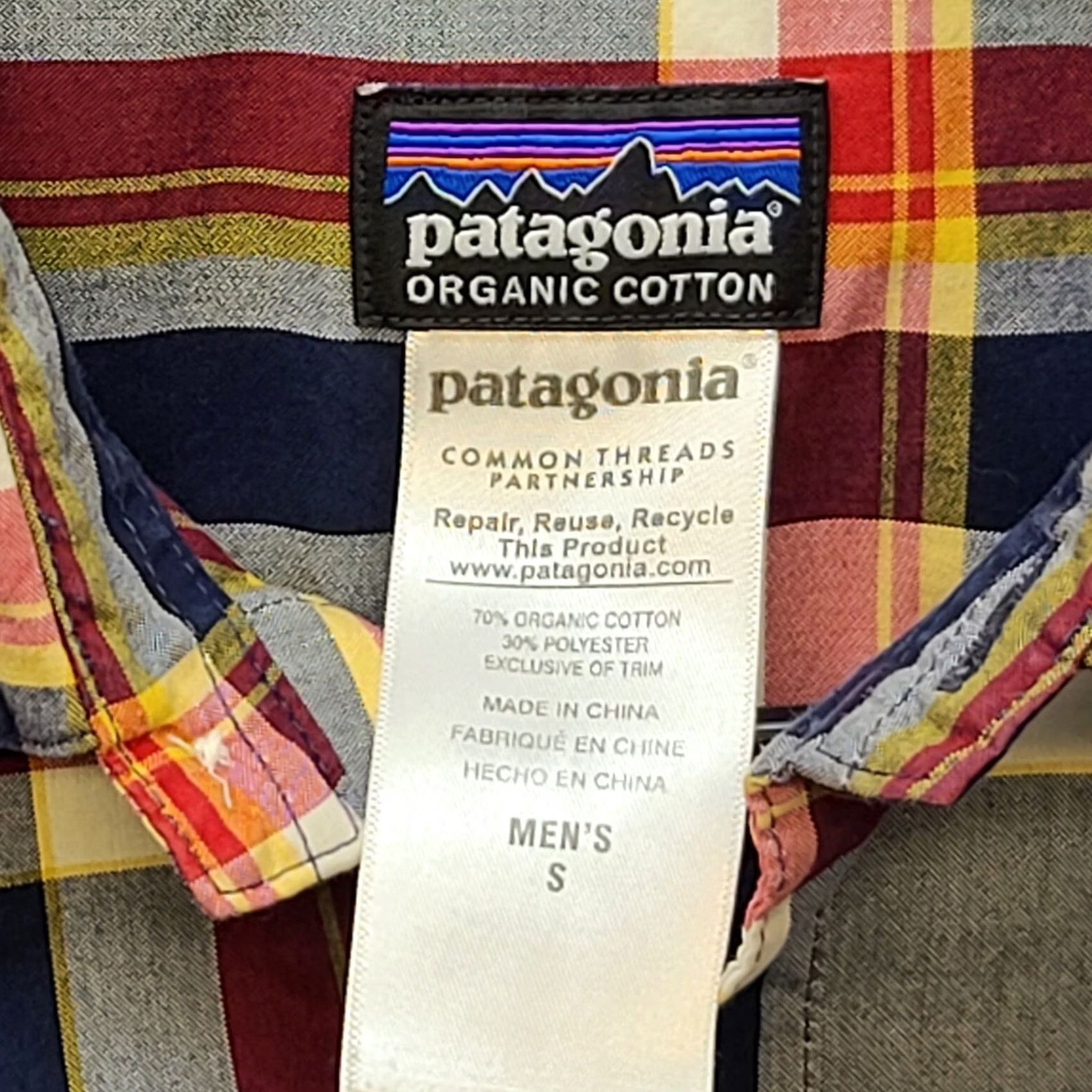 Patagonia Patagonia Shirt Mens S Regular Short Sleeve Plaid Button-Up Casual Outdoor Size US S / EU 44-46 / 1 - 2 Thumbnail