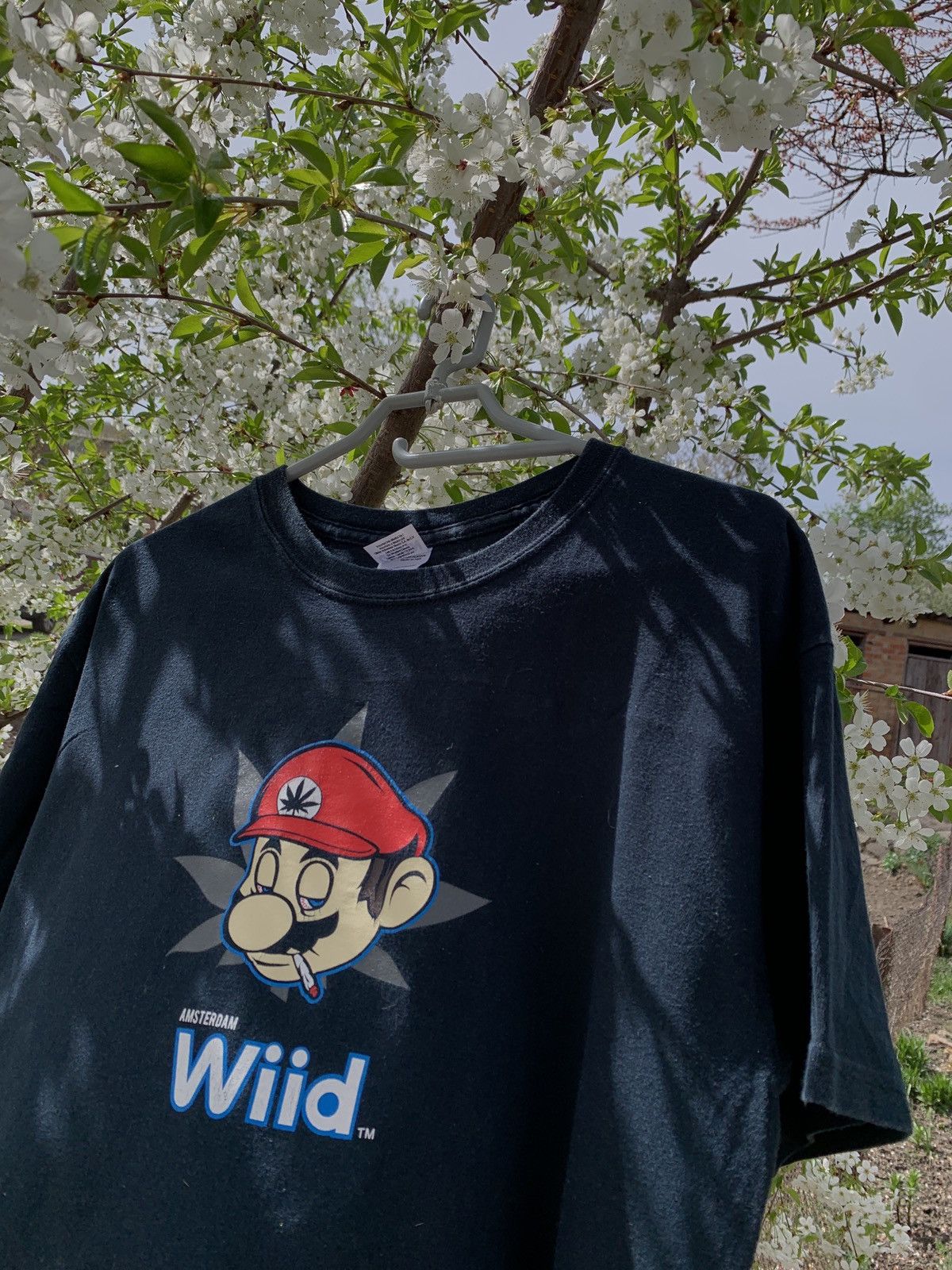 Vintage 🔥Vintage Super Mario Wiid Smocking Weed T-Shirt, Y2K 00's