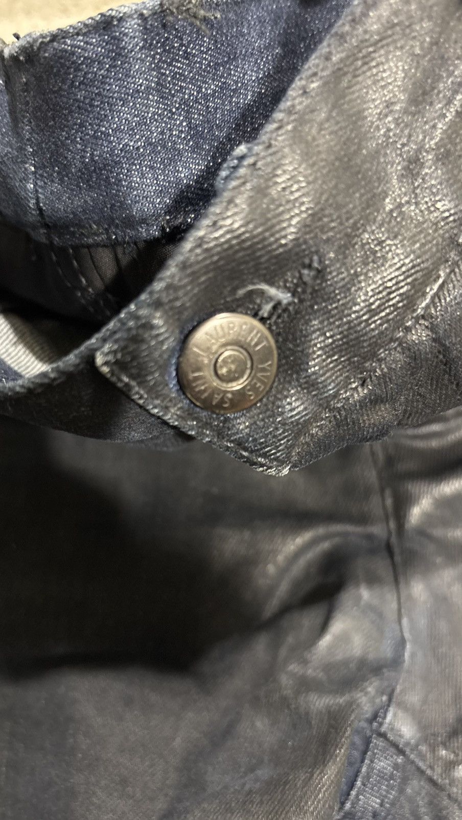 Yves Saint Laurent Vintage Yves Saint Laurent Coated Denim Size US 32 / EU 48 - 12 Thumbnail