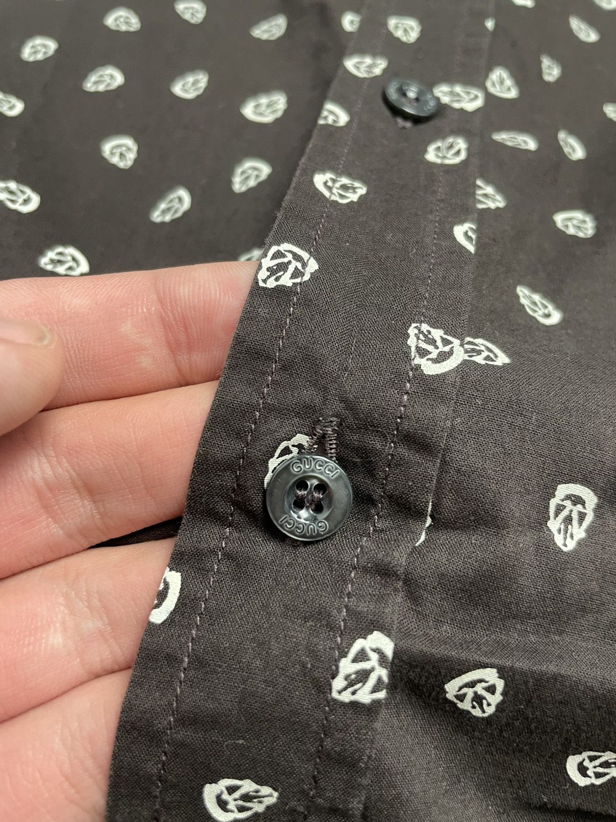 Gucci Gucci Shirt Monogram Rare Size US M / EU 48-50 / 2 - 7 Thumbnail
