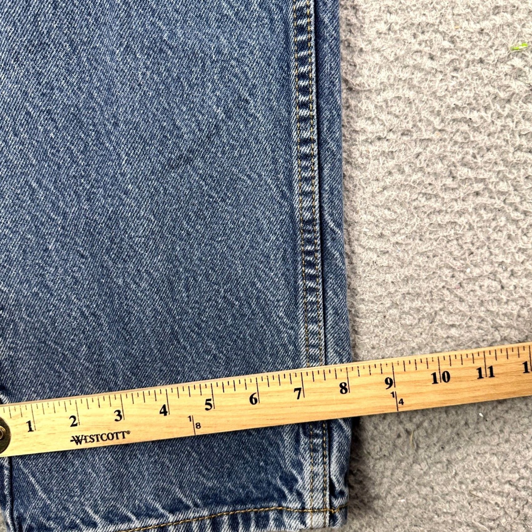 Levi's Levi's 505 Jeans Straight Mens 36X32 Blue Light Washed Red Tab Denim Pocket Size US 36 / EU 52 - 7 Thumbnail