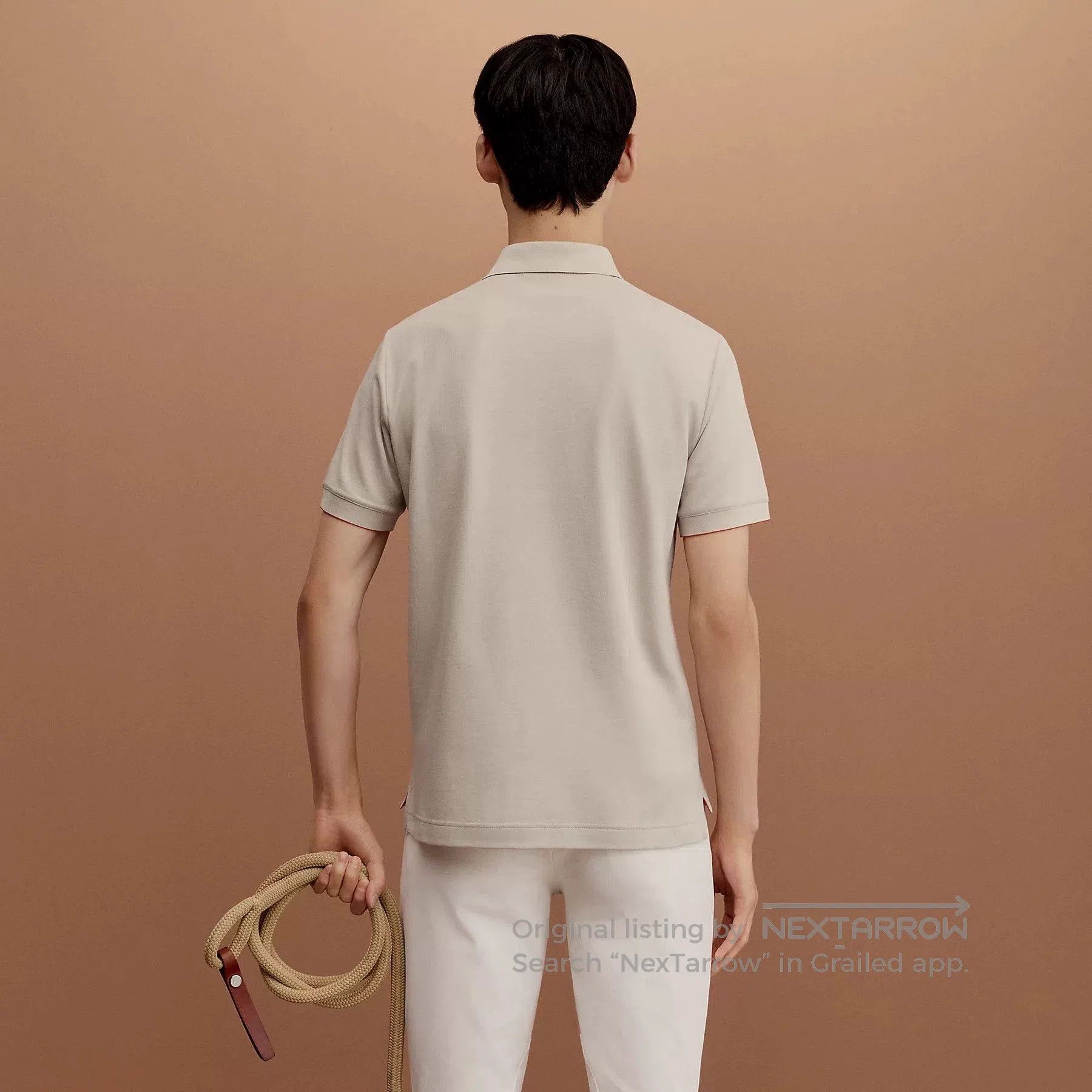 Hermes Hermes Men's Equestrian Short Sleeve Polo. Size US XL / EU 56 / 4 - 6 Thumbnail