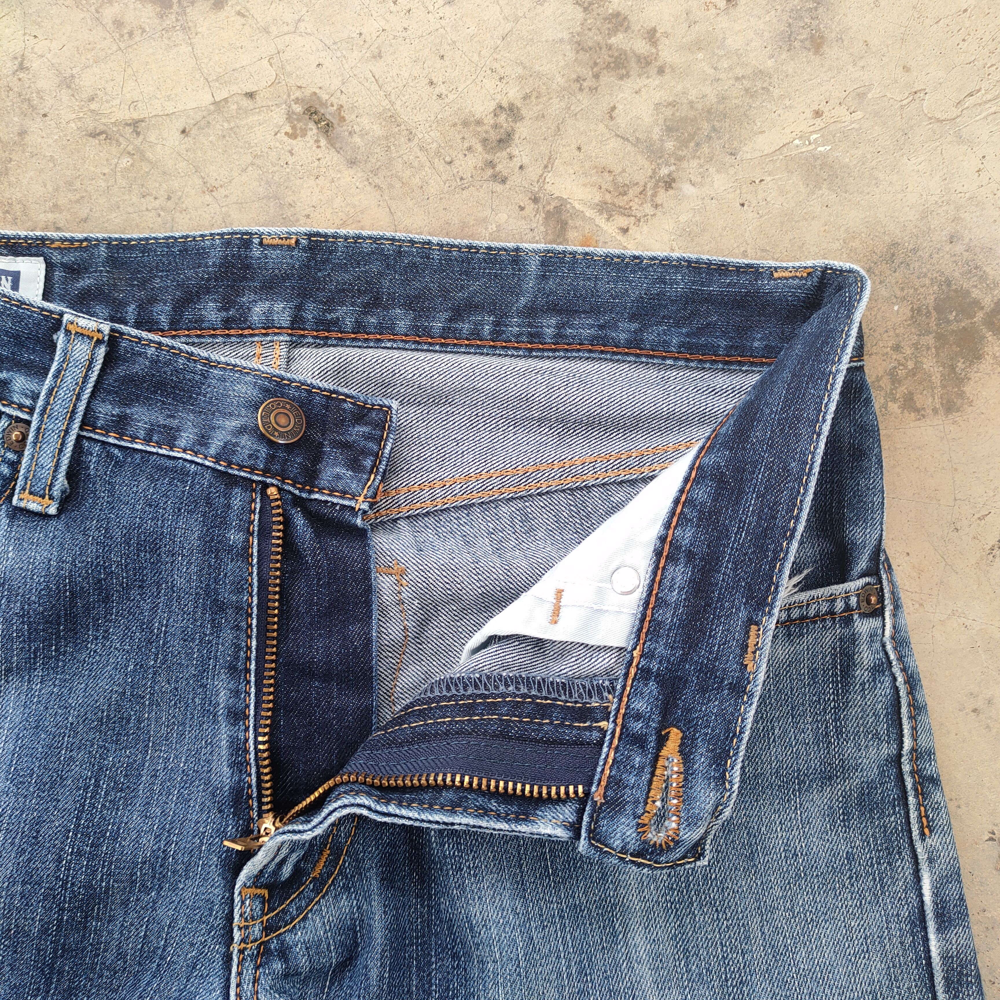 Edwin VINTAGE EDWIN FADED DISTRESSED JEANS DENIM PANTS Size US 32 / EU 48 - 10 Thumbnail