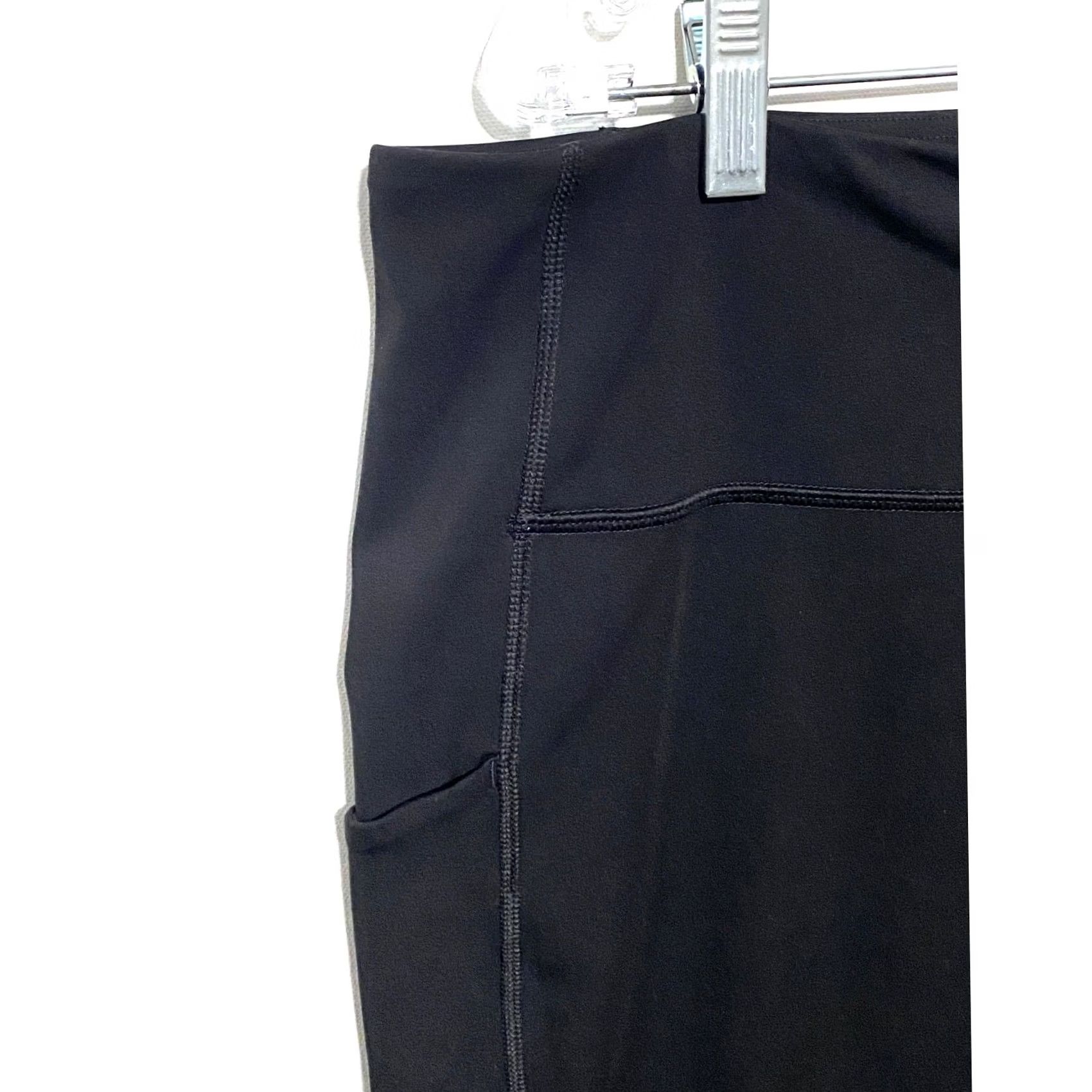 Tek Gear Tek Gear Black Leggings Womens 2X Leggings Activewear Athleisure Gym Yoga Travel Casual Workout Stretch Pull On Womens Size 40" / US 18 - 4 Thumbnail