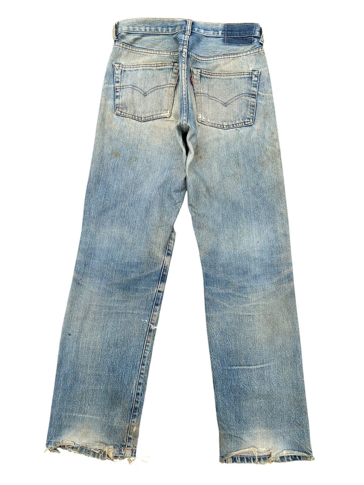 Kapital Thrashed Vintage Levis Big E Selvedge Denim Jeans Size US 29 - 4 Thumbnail