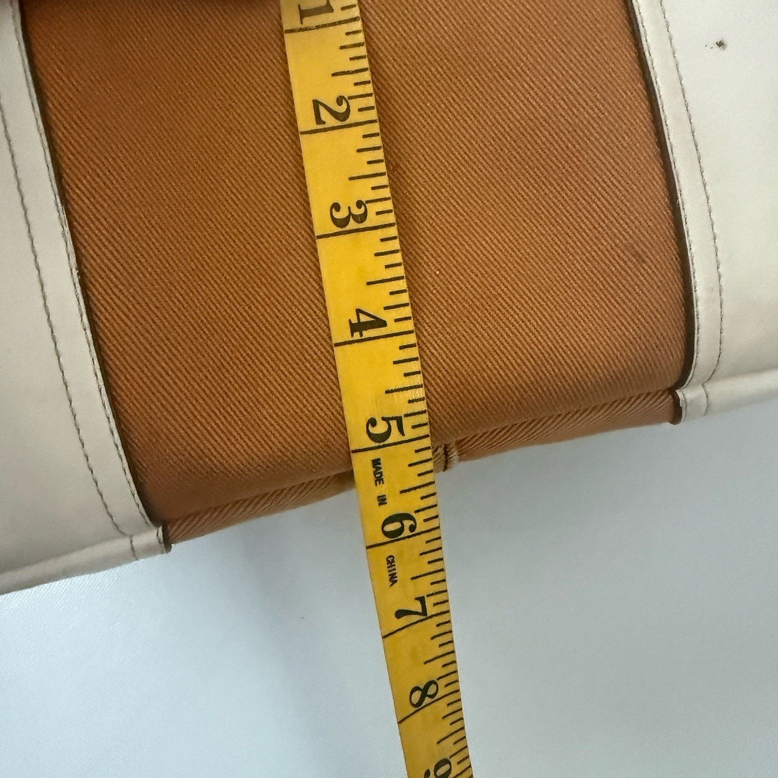 Coach Coach Hadley Tote Straps Striped Canvas Leather Travel Bag Size ONE SIZE - 16 Thumbnail