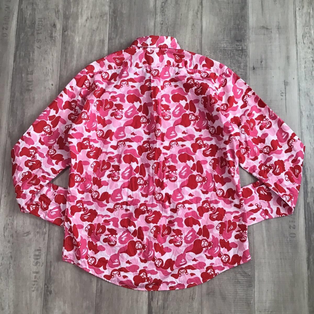 Bape × Nigo BAPE Milo ABC camo pink long sleeve shirt a bathing ape NIGO Size US M / EU 48-50 / 2 - 2 Thumbnail