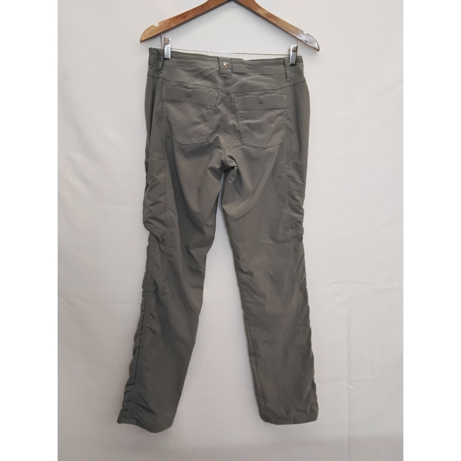 Kuhl Kuhl Hiking Pants Women's 8 Long 30x32 Gray Ruched Legs Size 30" / US 8 / IT 44 - 3 Thumbnail