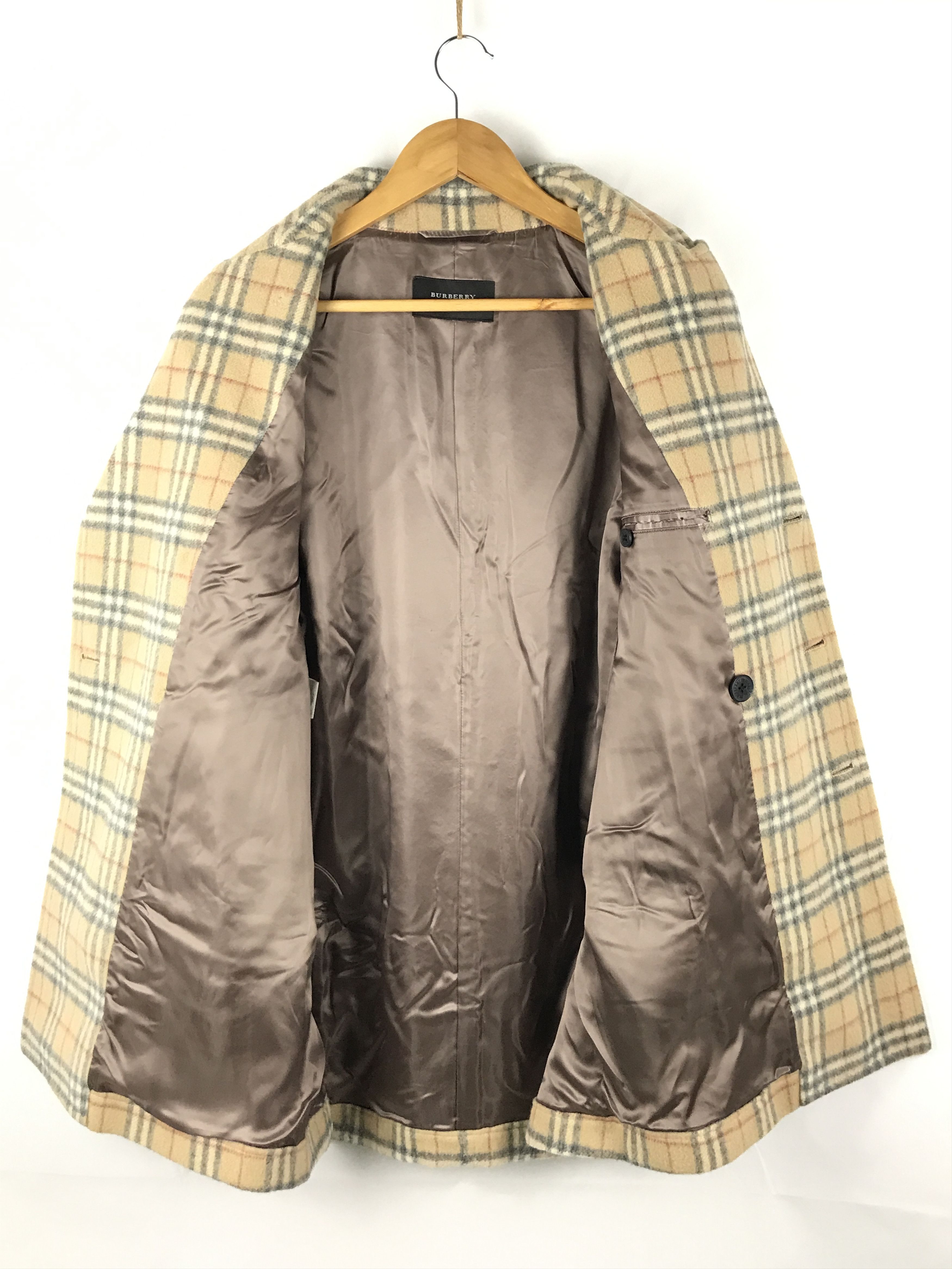 Burberry × Vintage Burberry Nova Check Trench Winter Jacket Double Breasted Size US S / EU 44-46 / 1 - 3 Thumbnail