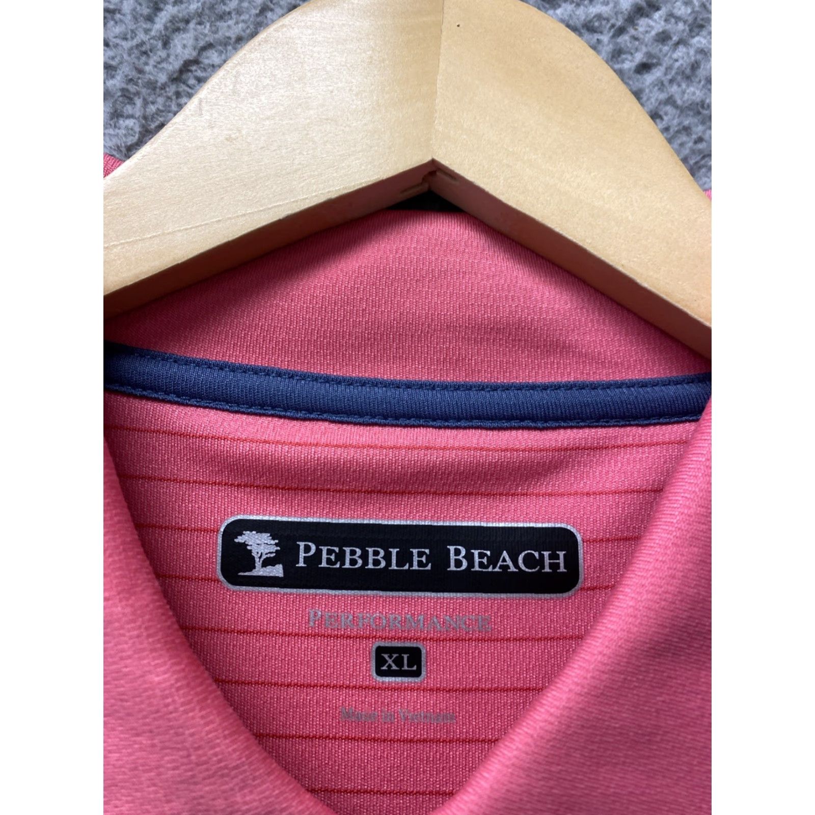 Pinko Pebble Beach Men’s Short Sleeve Polo Magenta XL /139-16 Dry-Luxe Performance Striped Shirt Polo Size US 36 / EU 52 - 3 Thumbnail