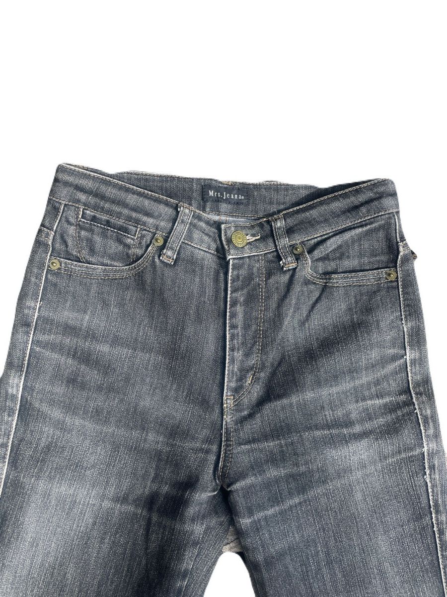 If Six Was Nine 2000s Japanese archive Vkei Flared Dark-Wash Jeans Y2K Size US 27 - 5 Thumbnail