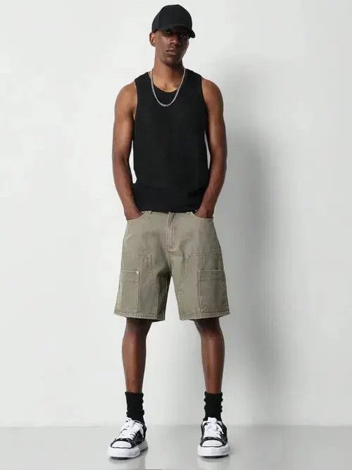 Other Kahara x Maezo DRIP cargo Carpenter shorts jorts RETRO Size US 32 / EU 48 - 3 Thumbnail