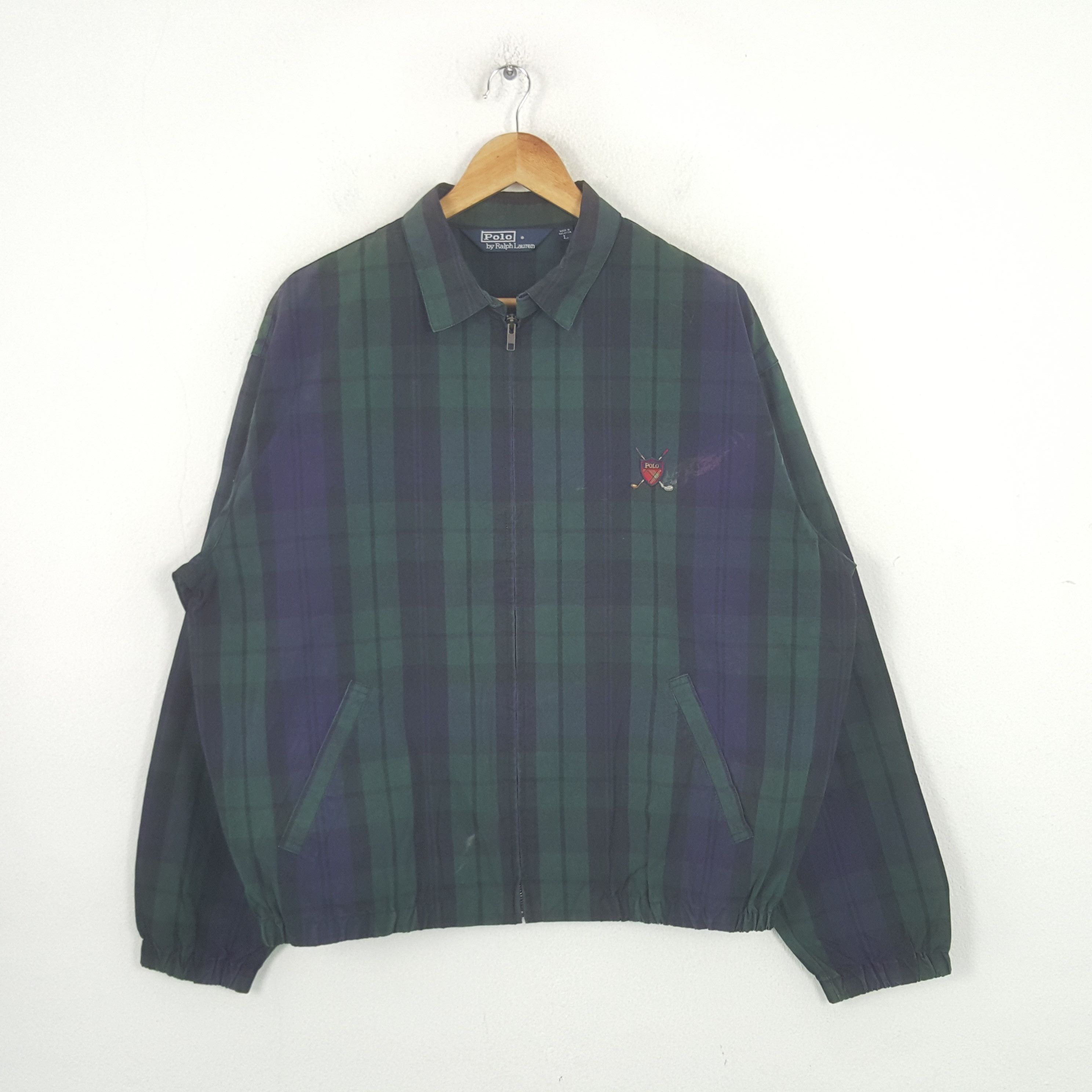 Polo Ralph Lauren Vintage Polo Ralph Lauren Golf Flannel Jacket RR4 Size US XL / EU 56 / 4 - 1 Thumbnail