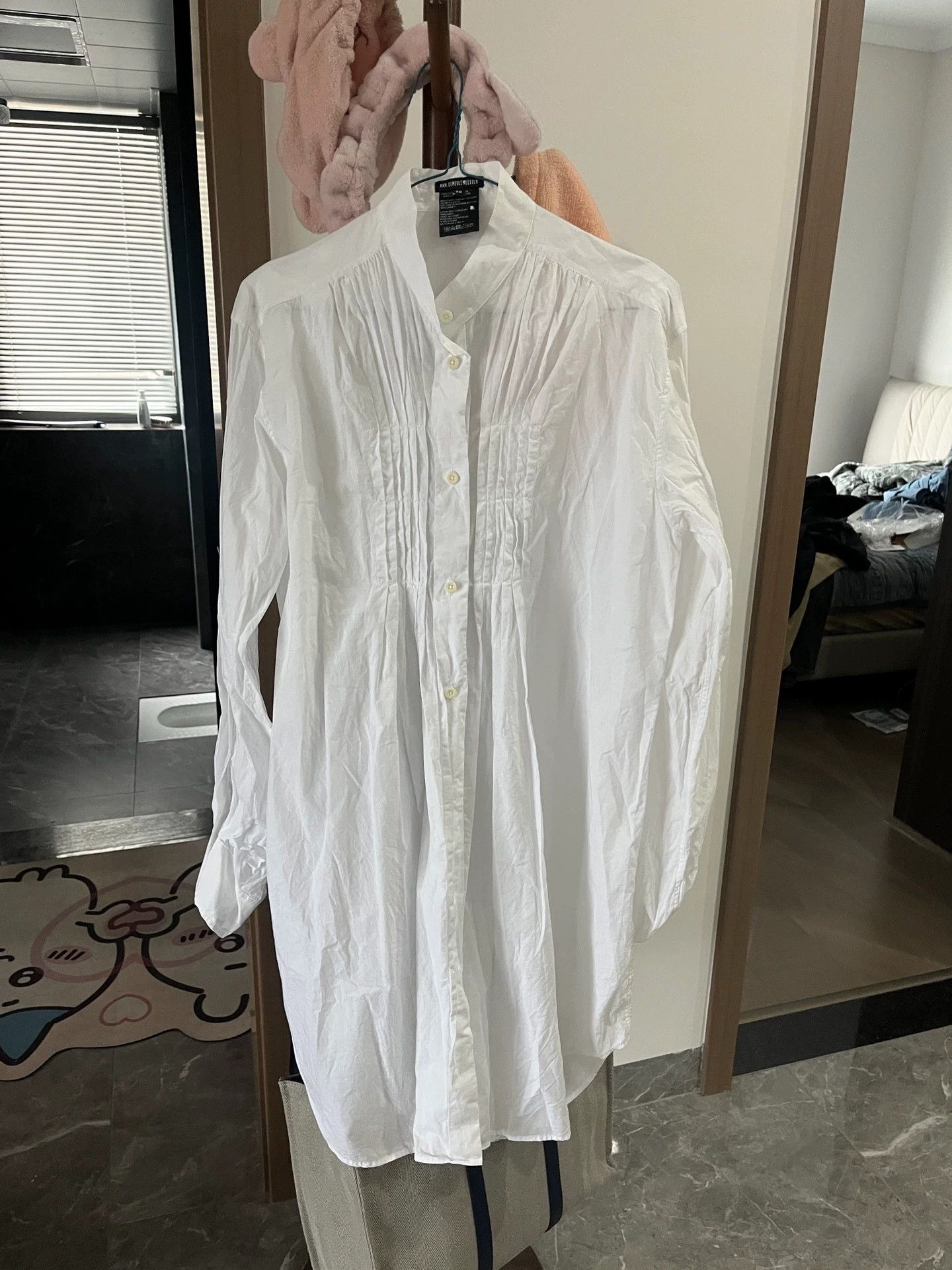Ann Demeulemeester ann demeulemeester stand collar long shirt 38 worn once Size XS / US 0-2 / IT 36-38 - 1 Thumbnail