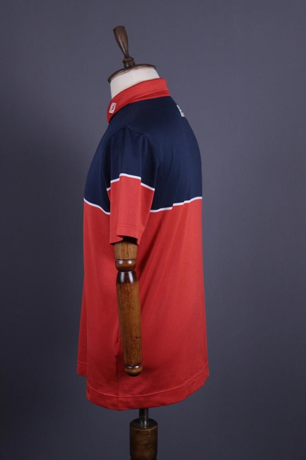 Fjallraven FJ FootJoy Athletic Fit Red Blue Tennis Polo Shirt Size L Size US L / EU 52-54 / 3 - 6 Thumbnail