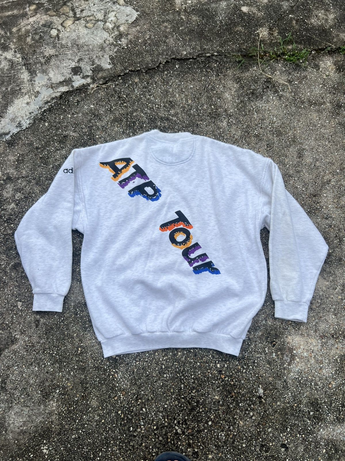 Adidas Vintage Adidas ATP Tour Tennis Sweatshirt Size US M / EU 48-50 / 2 - 2 Thumbnail