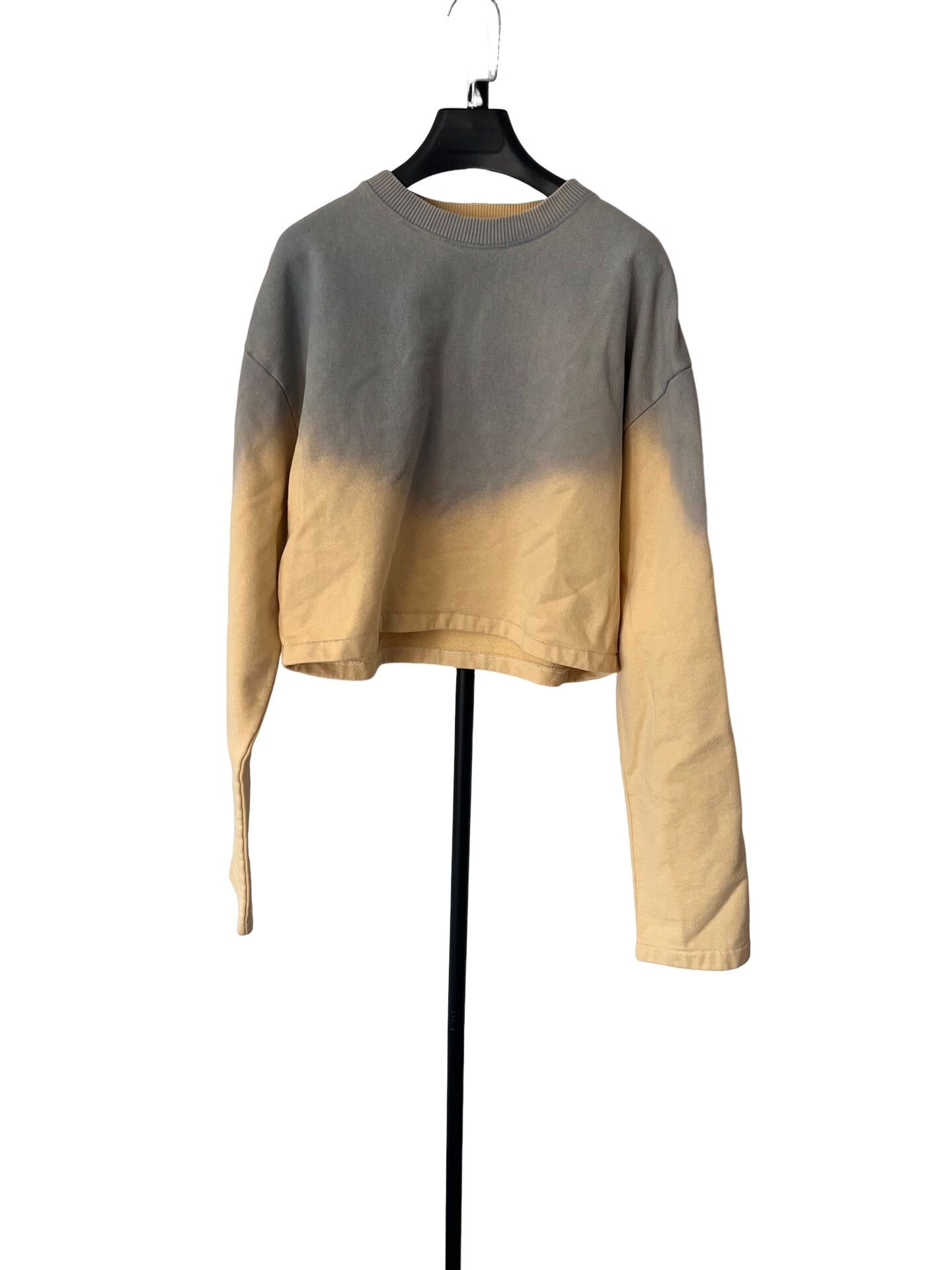 Acne Studios Acne Studios Ombre Cropped Sweatshirt Size S Size S / US 4 / IT 40 - 1 Thumbnail