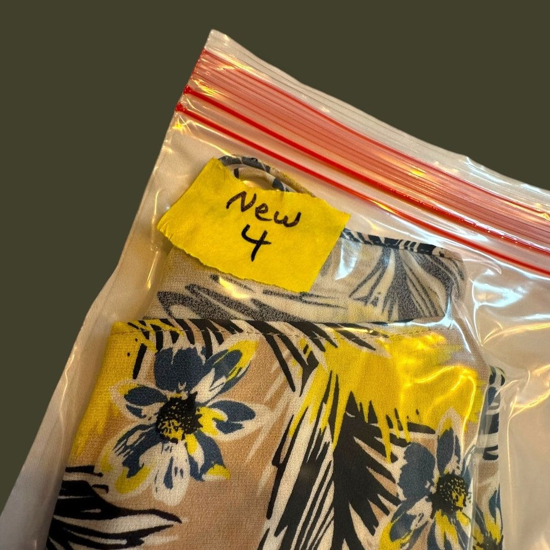 J.Crew J. Crew 100% Silk Tropical Summer Racerback Tank Blouse 0 Size XS / US 0-2 / IT 36-38 - 9 Thumbnail