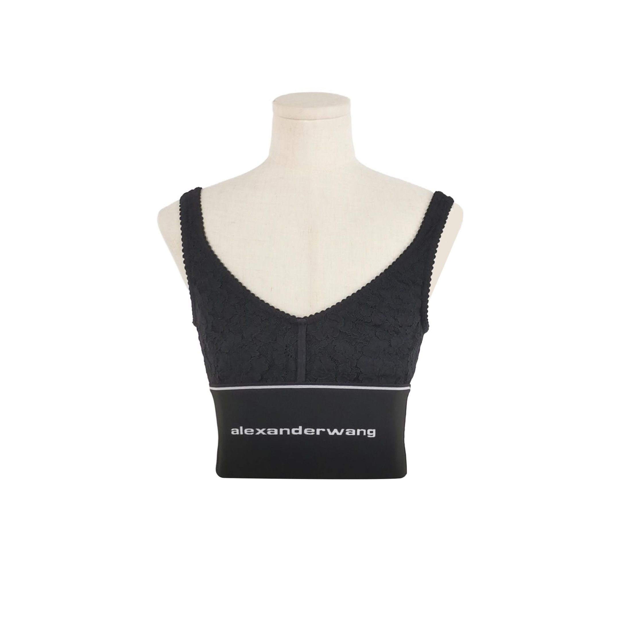 Alexander Wang Alexander Wang Logo Crop Top XS Size XS / US 0-2 / IT 36-38 - 1 Thumbnail