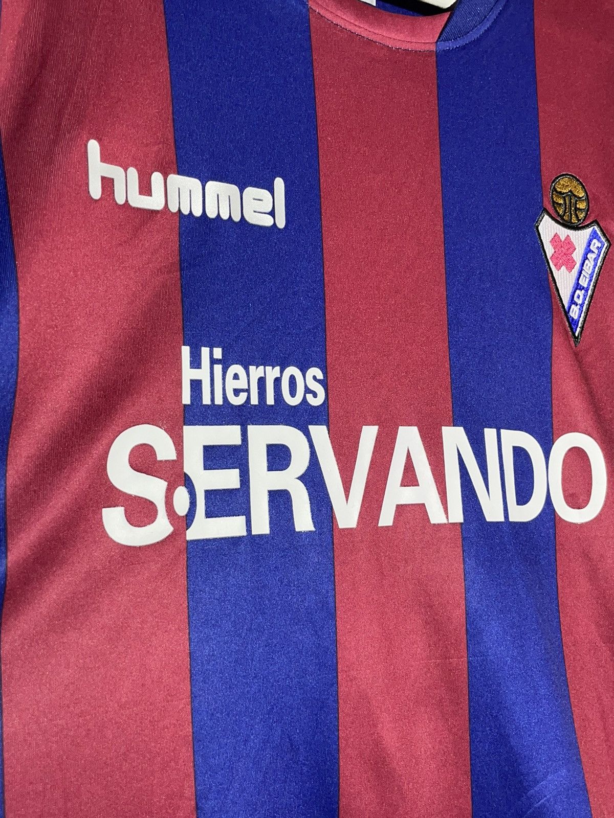 Hummel Eibar Hummel 2014/15 Home Y2k Football Shirt Soccer Jersey Size US S / EU 44-46 / 1 - 6 Thumbnail