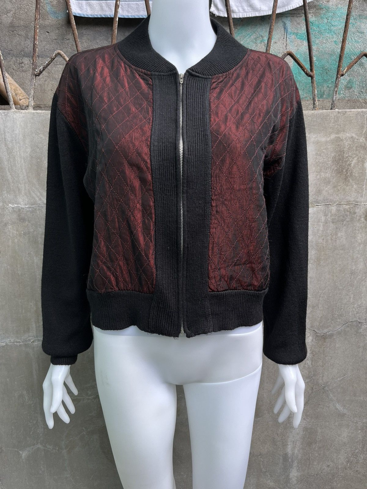 Jean Paul Gaultier Junior Gaultier Quilted Bomber Jacket Size M / US 6-8 / IT 42-44 - 1 Thumbnail