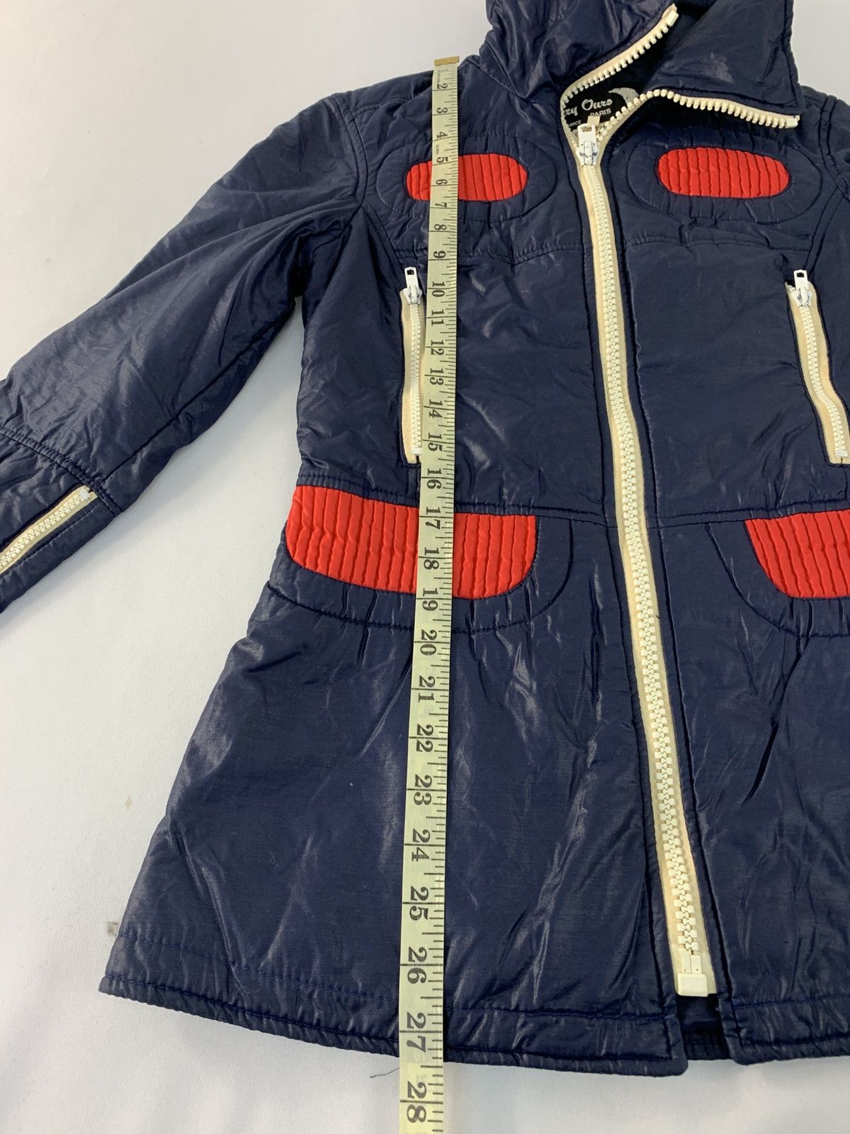 Other 90s Ouatine Henry Uono Paris Padded Quilted Inner Winter Ski Size XS / US 0-2 / IT 36-38 - 9 Thumbnail