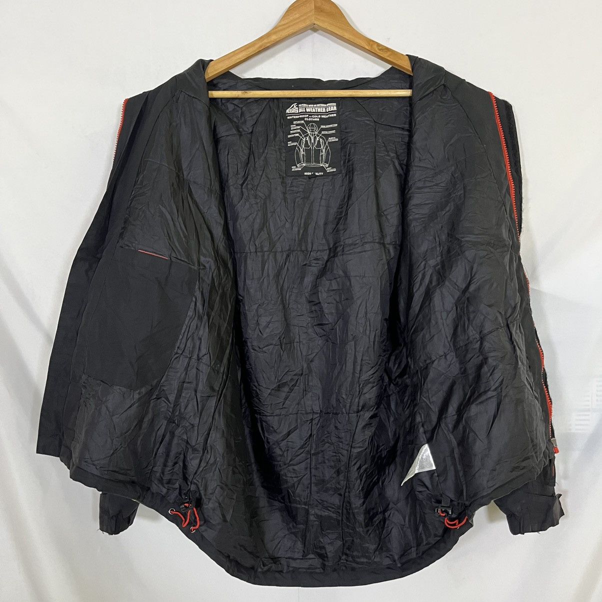 If Six Was Nine AEGIS ALL WEATHER GEAR ADJUSTABLE HOODED JACKET Size US L / EU 52-54 / 3 - 4 Thumbnail