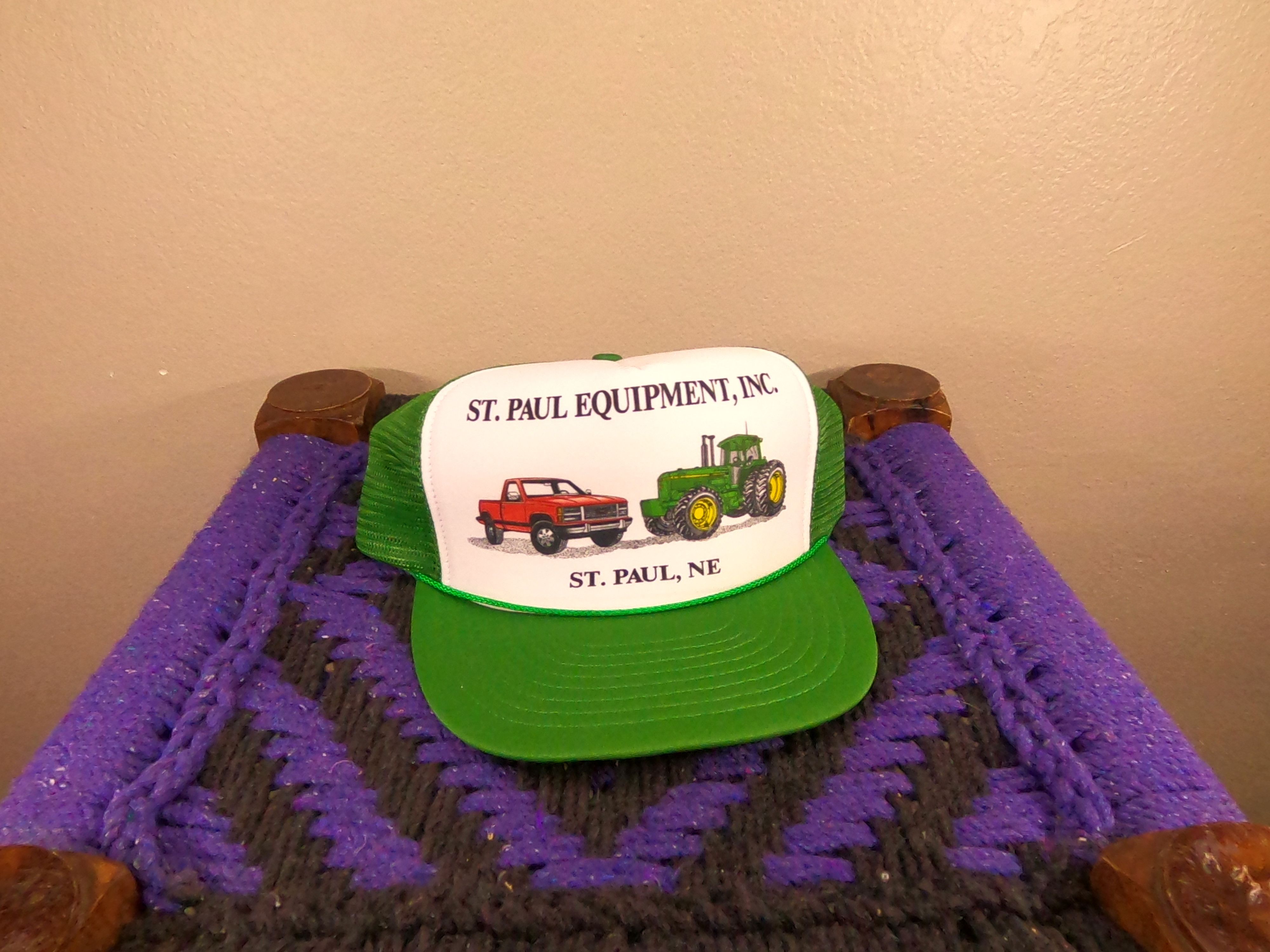 John Deere Two John Deere Hats Vintage Farmer Trucker Hats Size ONE SIZE - 3 Thumbnail