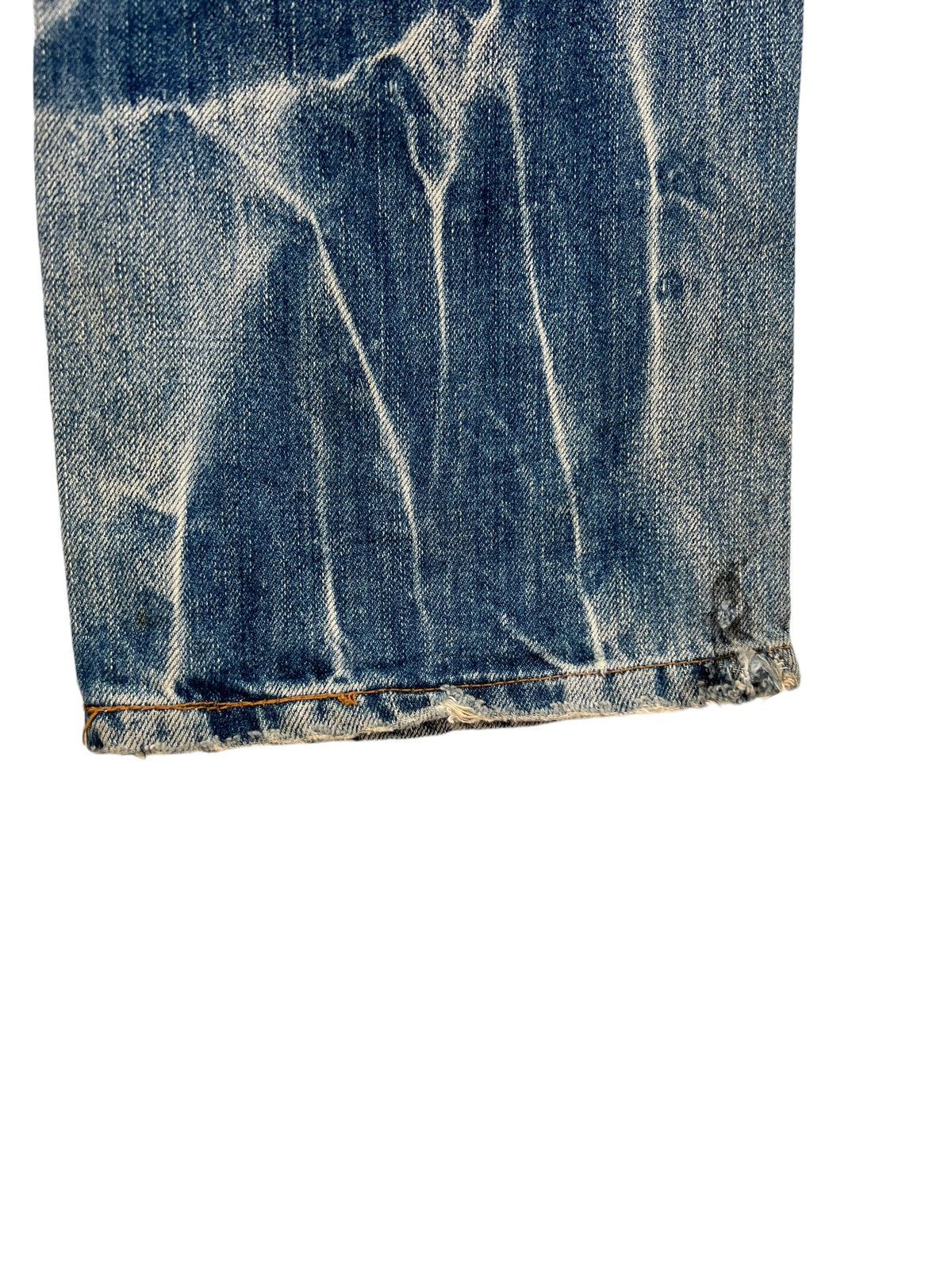 JACKROSE Jackrose Bleached Distressed Denim Patches Denim Jeans Size US 31 - 19 Thumbnail