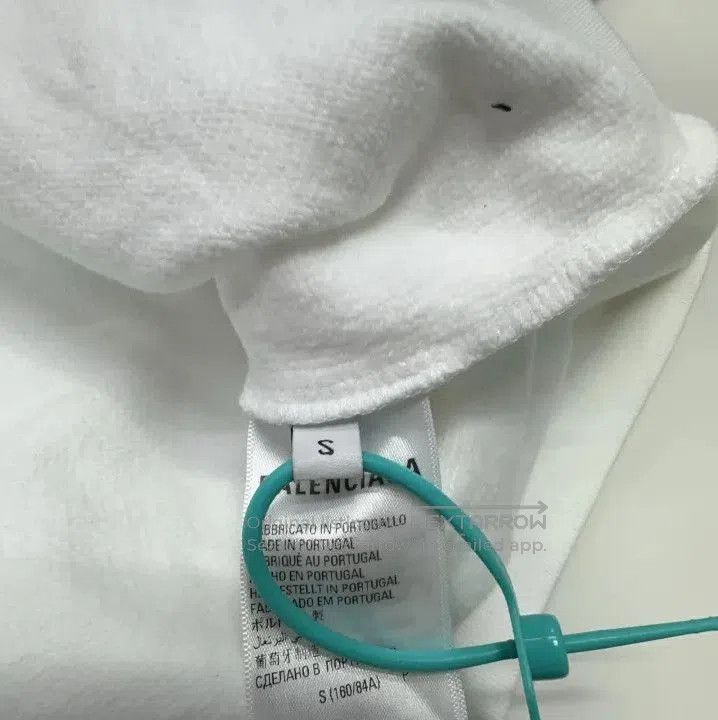 Balenciaga Balenciaga x WFP White Logo Hoodie. Size US S / EU 44-46 / 1 - 4 Thumbnail